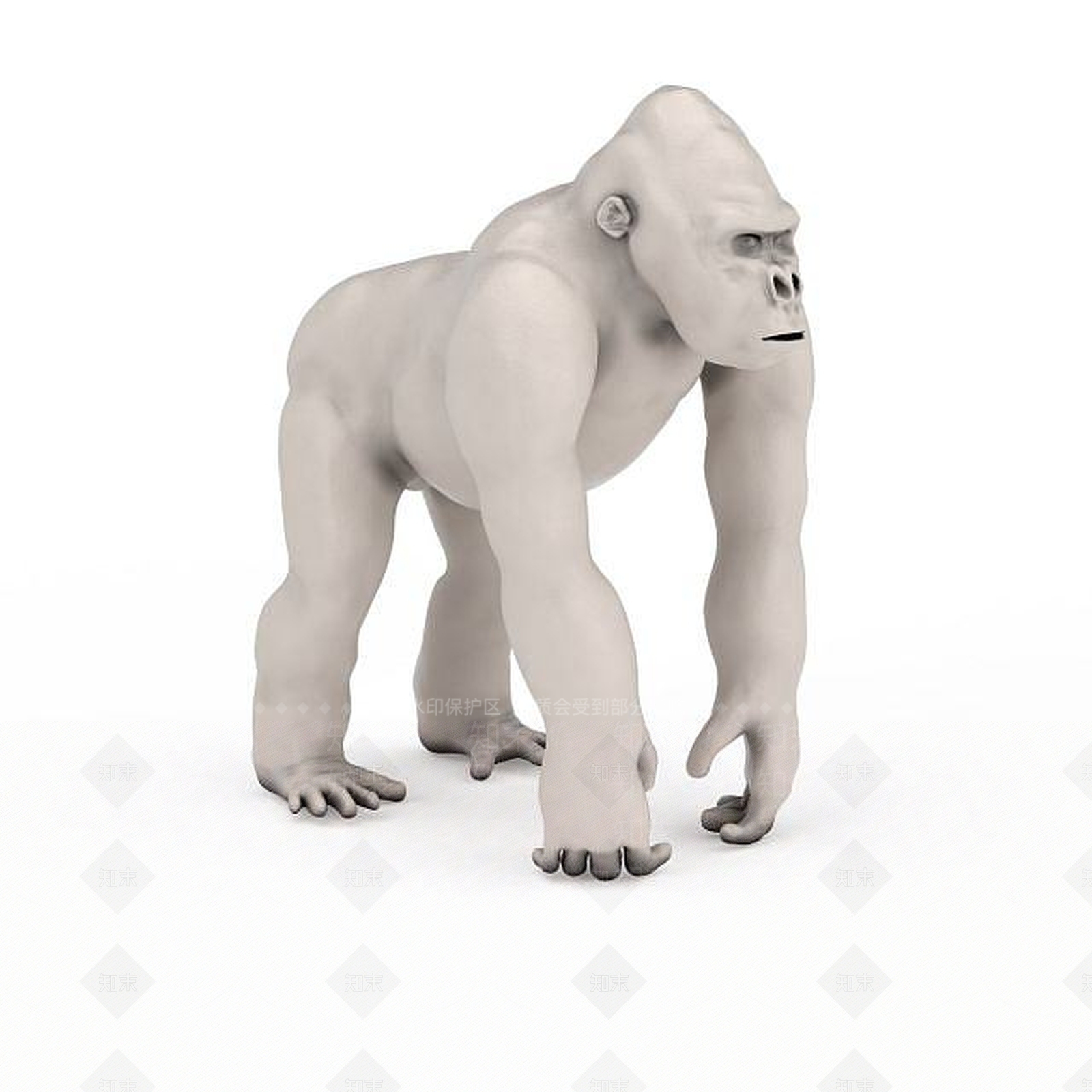 现代动物摆件3D模型下载【ID:1198427849】