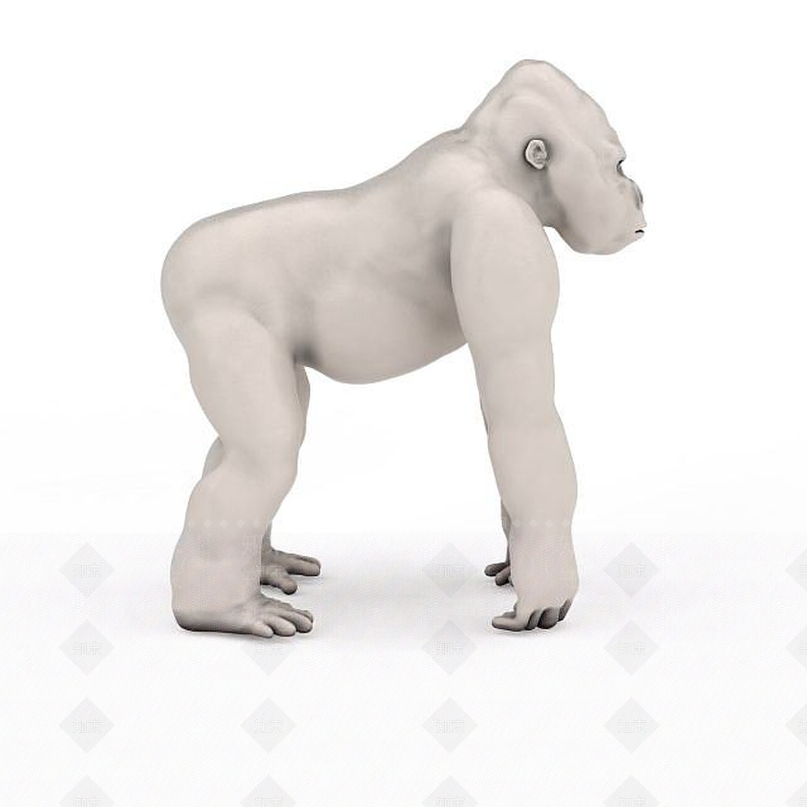 现代动物摆件3D模型下载【ID:1198427849】