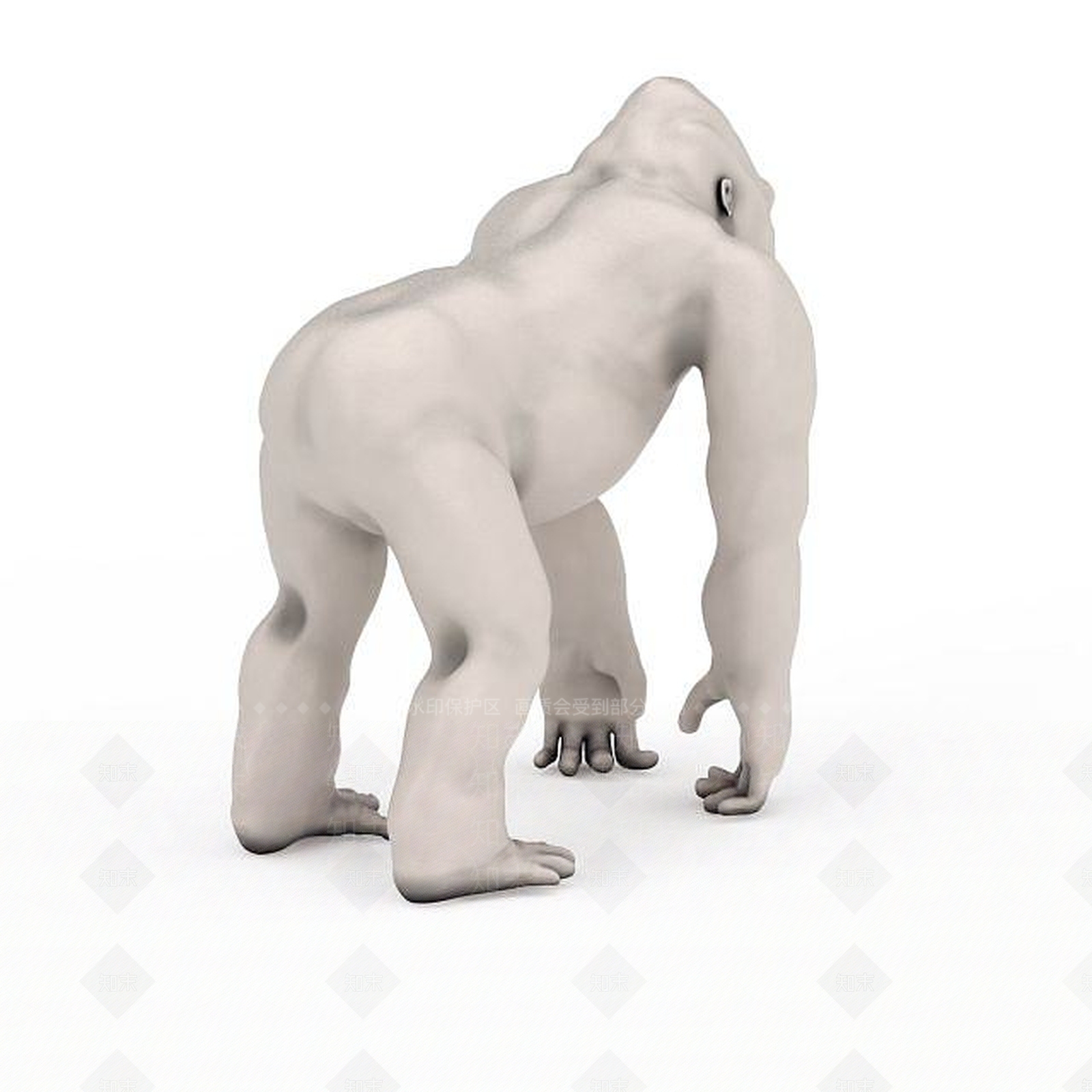 现代动物摆件3D模型下载【ID:1198427849】
