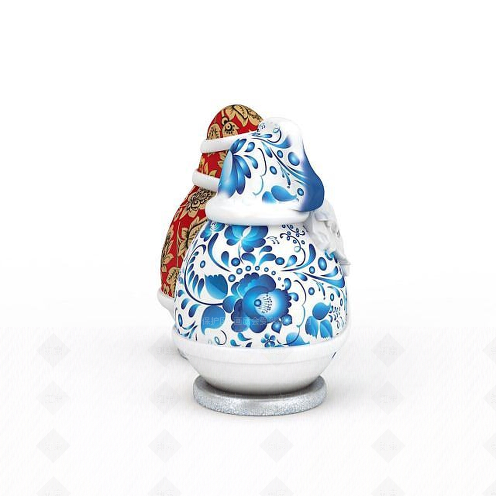 现代陈设品3D模型下载【ID:1198428040】