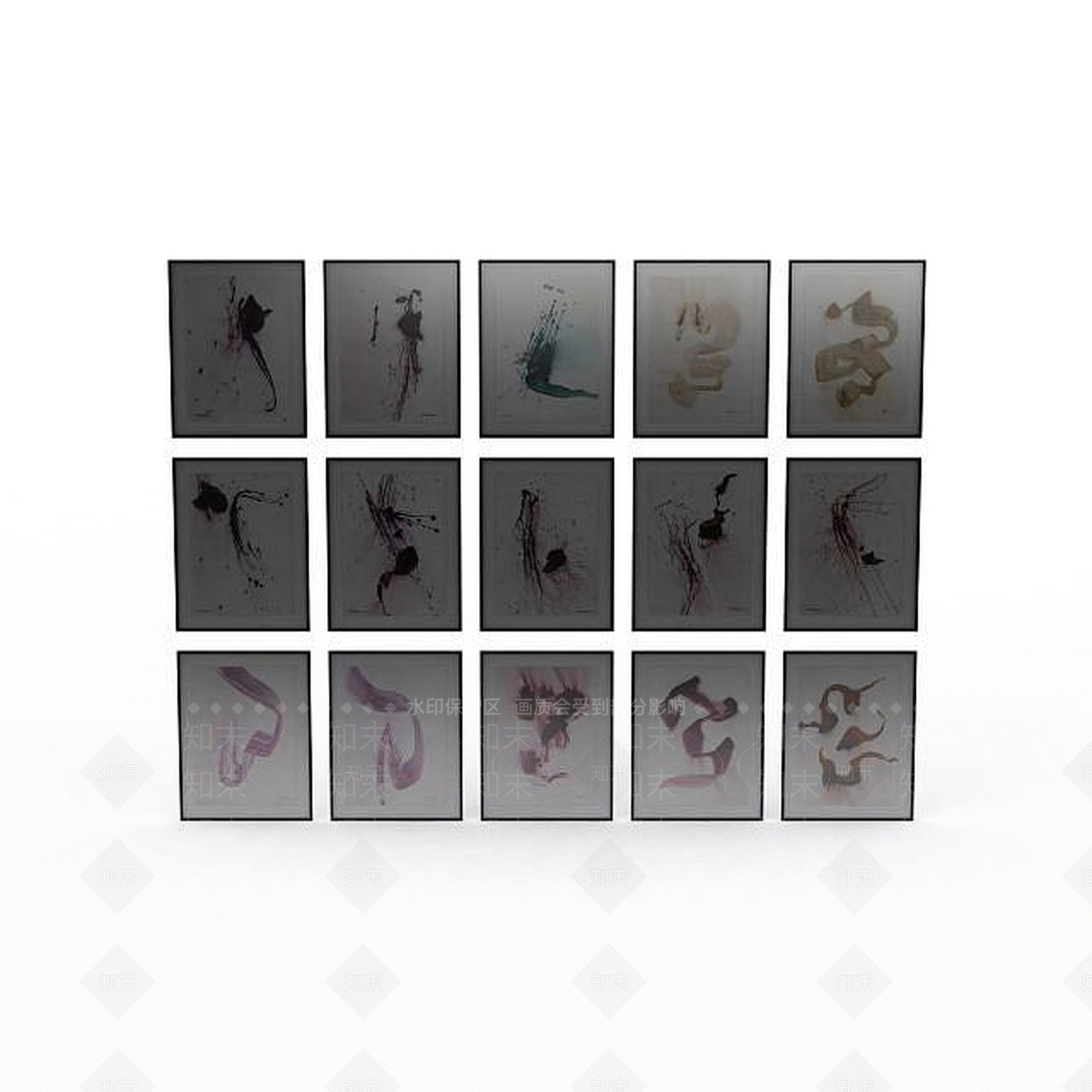 现代室内陈设品3D模型下载【ID:1198428384】