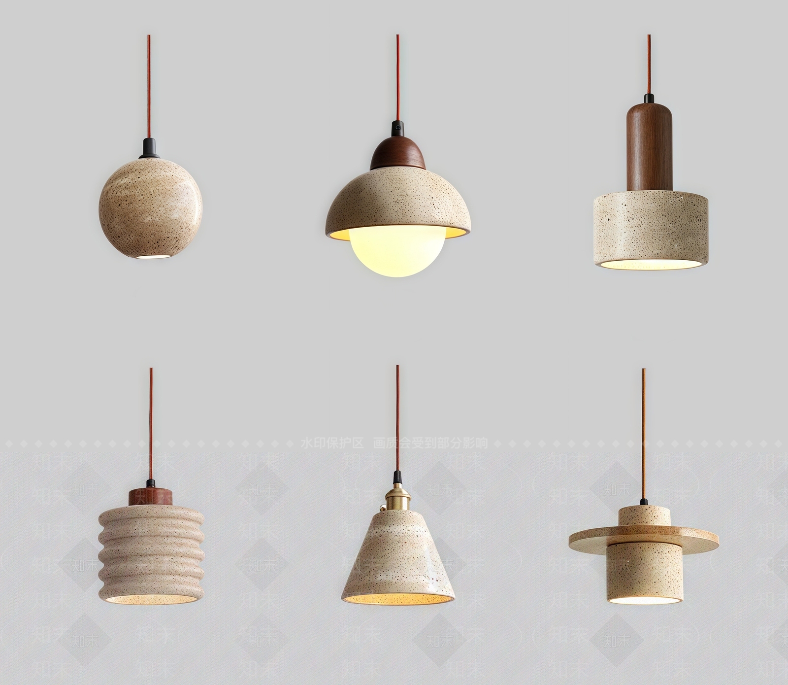 床头吊灯SU模型下载【ID:1198428847】