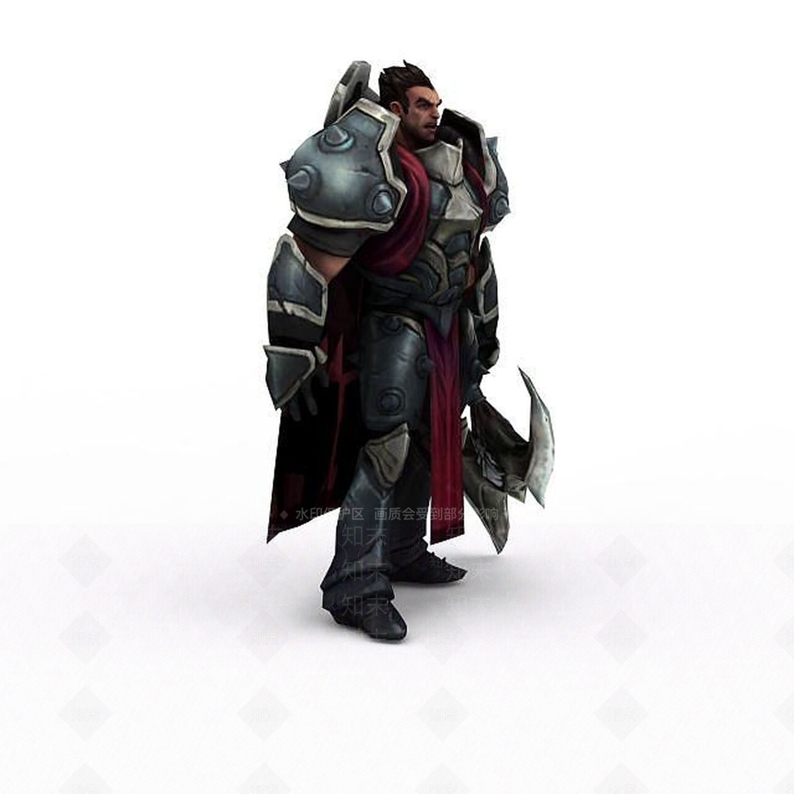 现代LOL诺克萨斯之手3D模型下载【ID:1198429032】