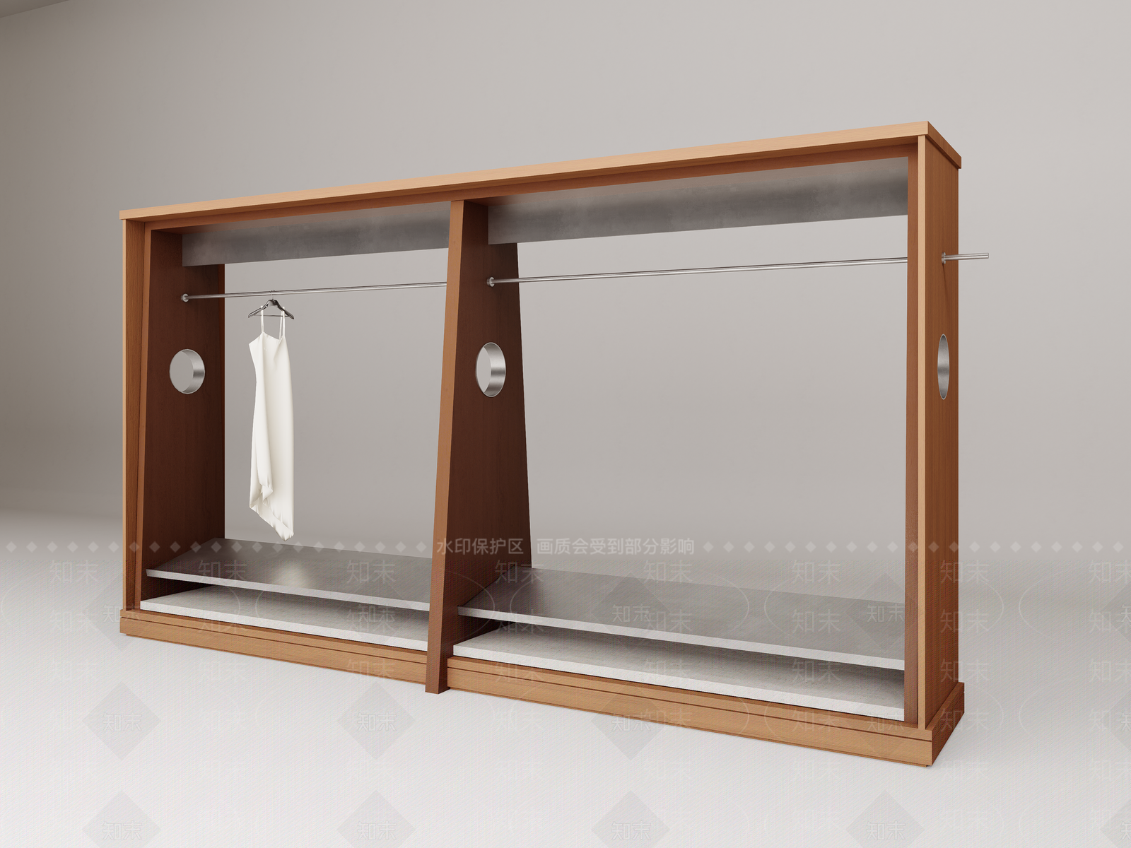 侘寂北欧服装店SU模型下载【ID:1198430332】