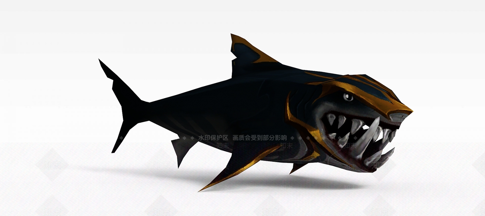 现代LOL菲兹的鲨鱼3D模型下载【ID:1198429943】