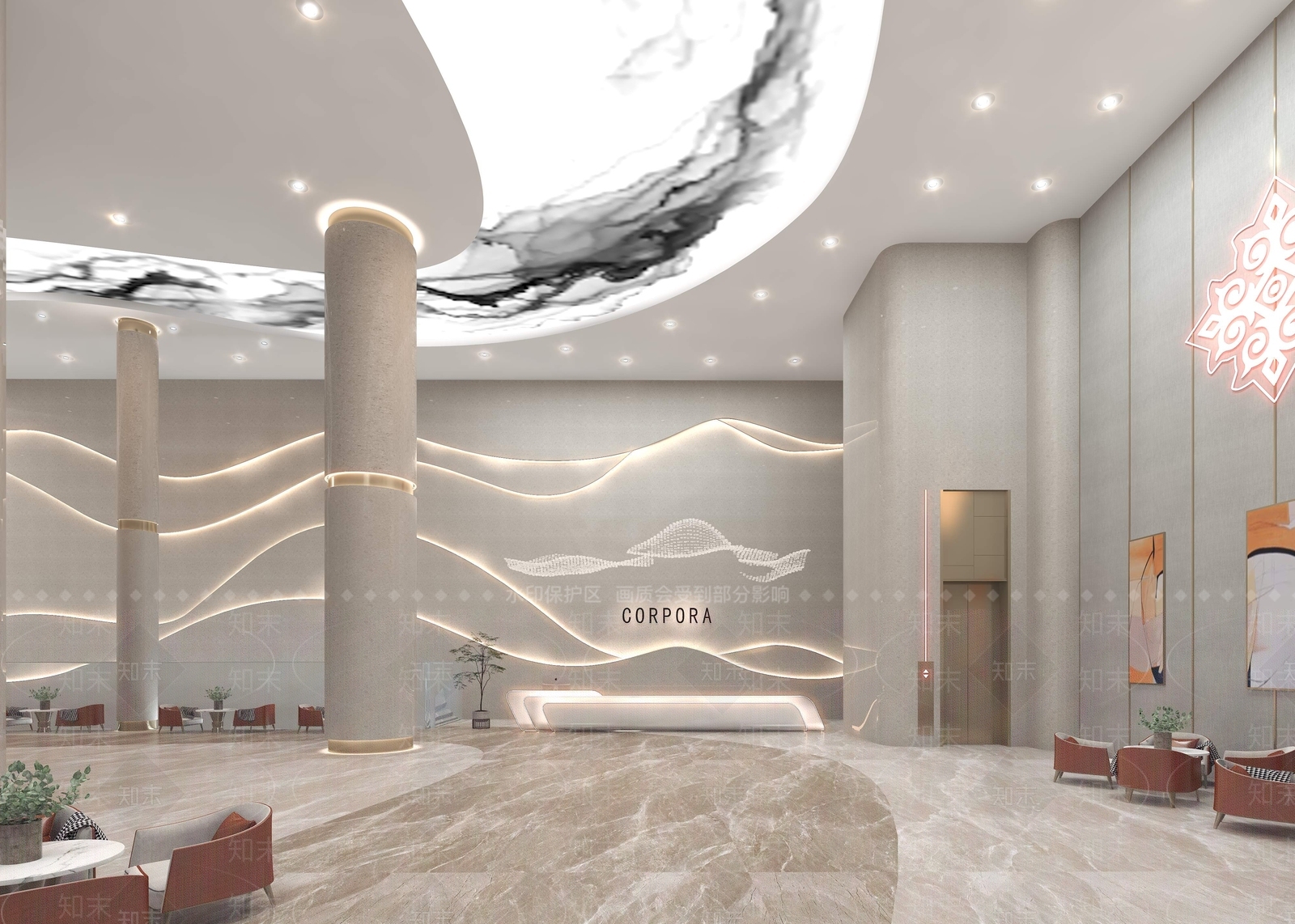 现代其他公共空间3D模型下载【ID:1198430632】