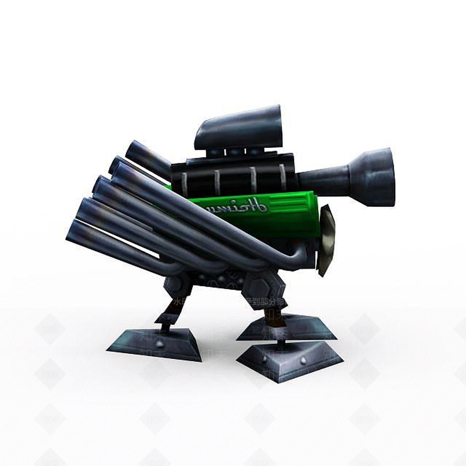 现代LOL黑默丁格的炮台3D模型下载【ID:1198430567】