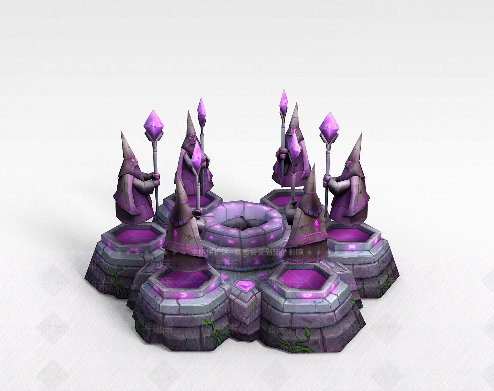 现代LOL游戏建筑3D模型下载【ID:1198430790】