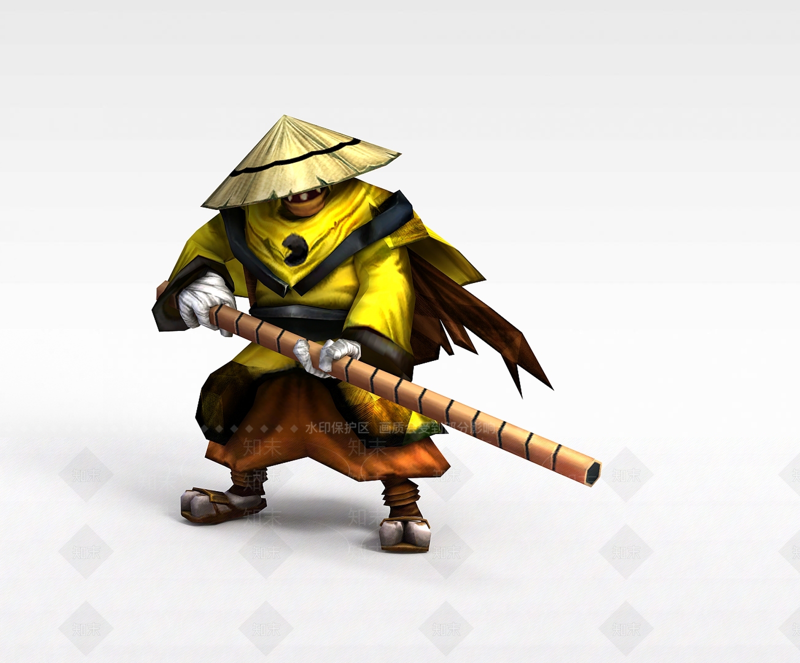 现代LOL贾克斯武器大师3D模型下载【ID:1198431135】