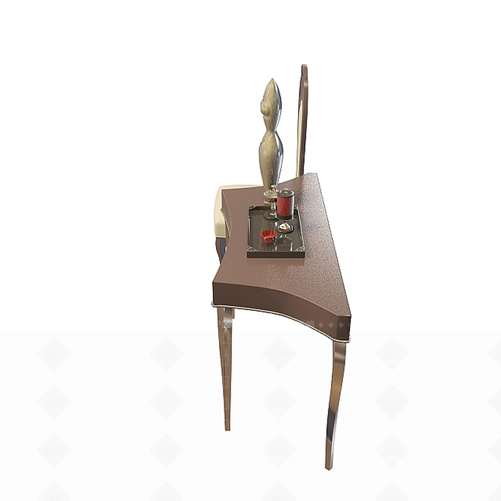 欧式古典欧式茶桌椅3D模型下载【ID:1198433409】