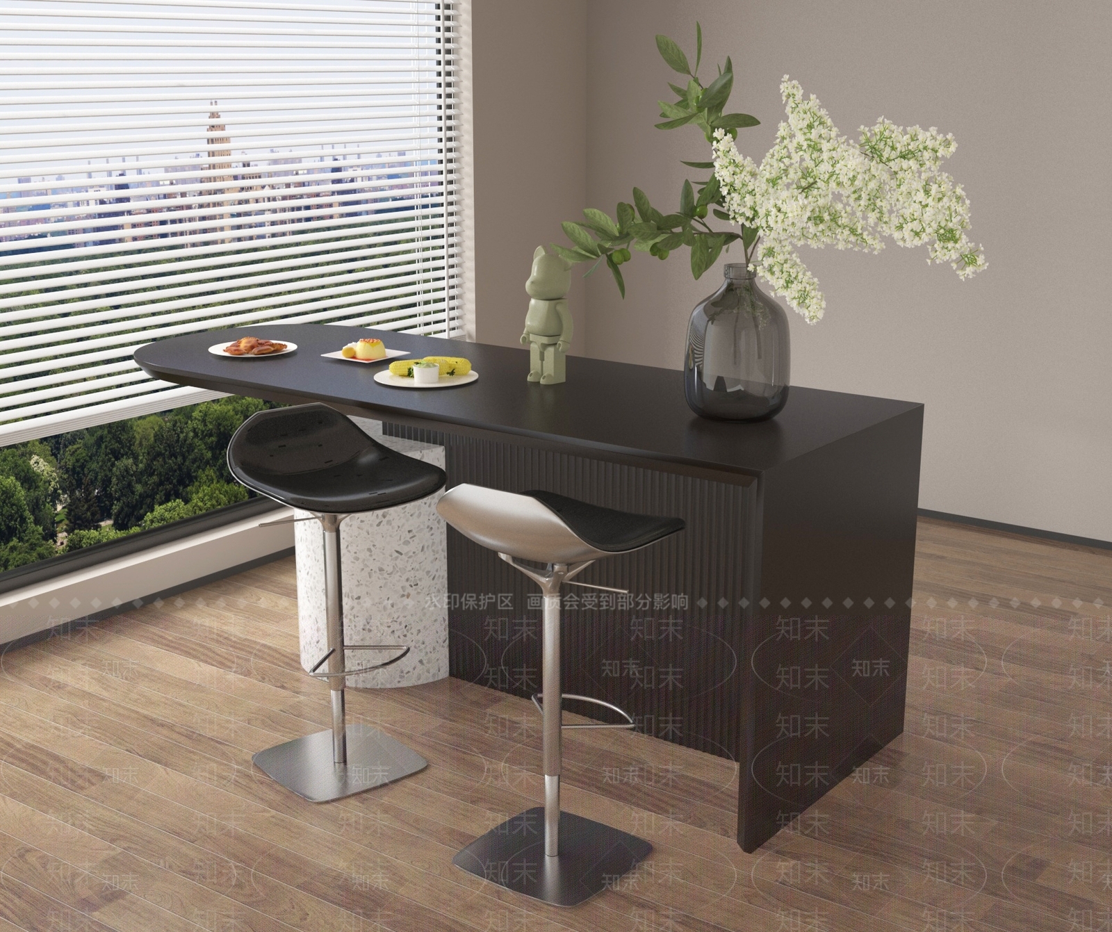 现代吧台3D模型下载【ID:1198434408】