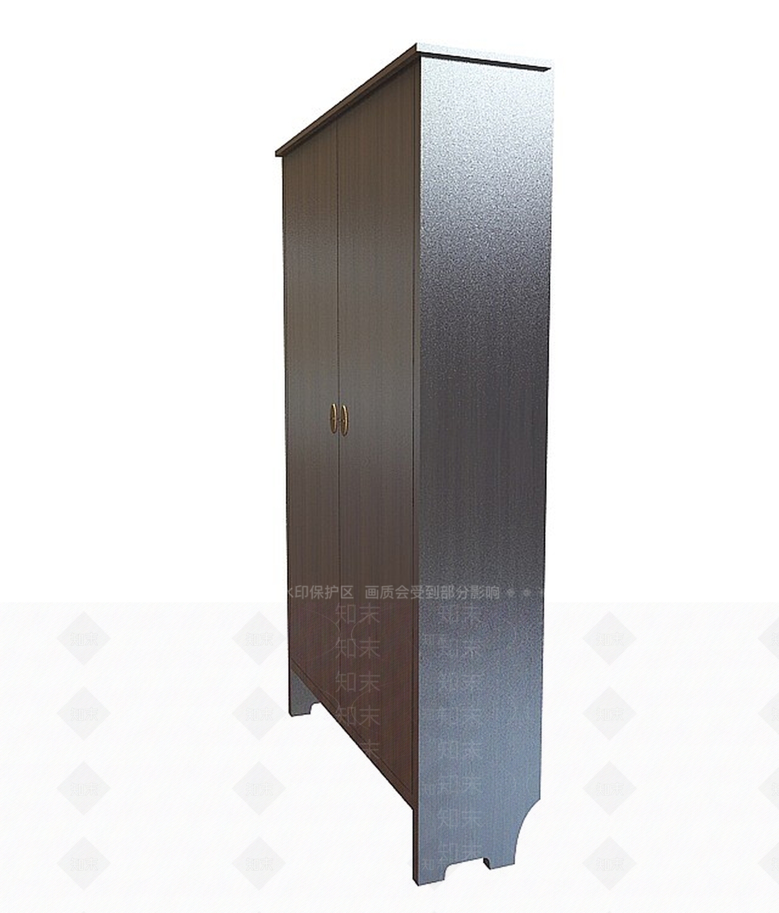 现代木质衣柜3D模型下载【ID:1198434701】