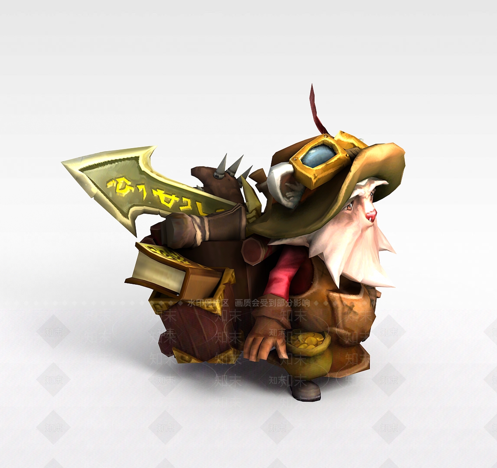 现代LOL商店老板3D模型下载【ID:1198435122】