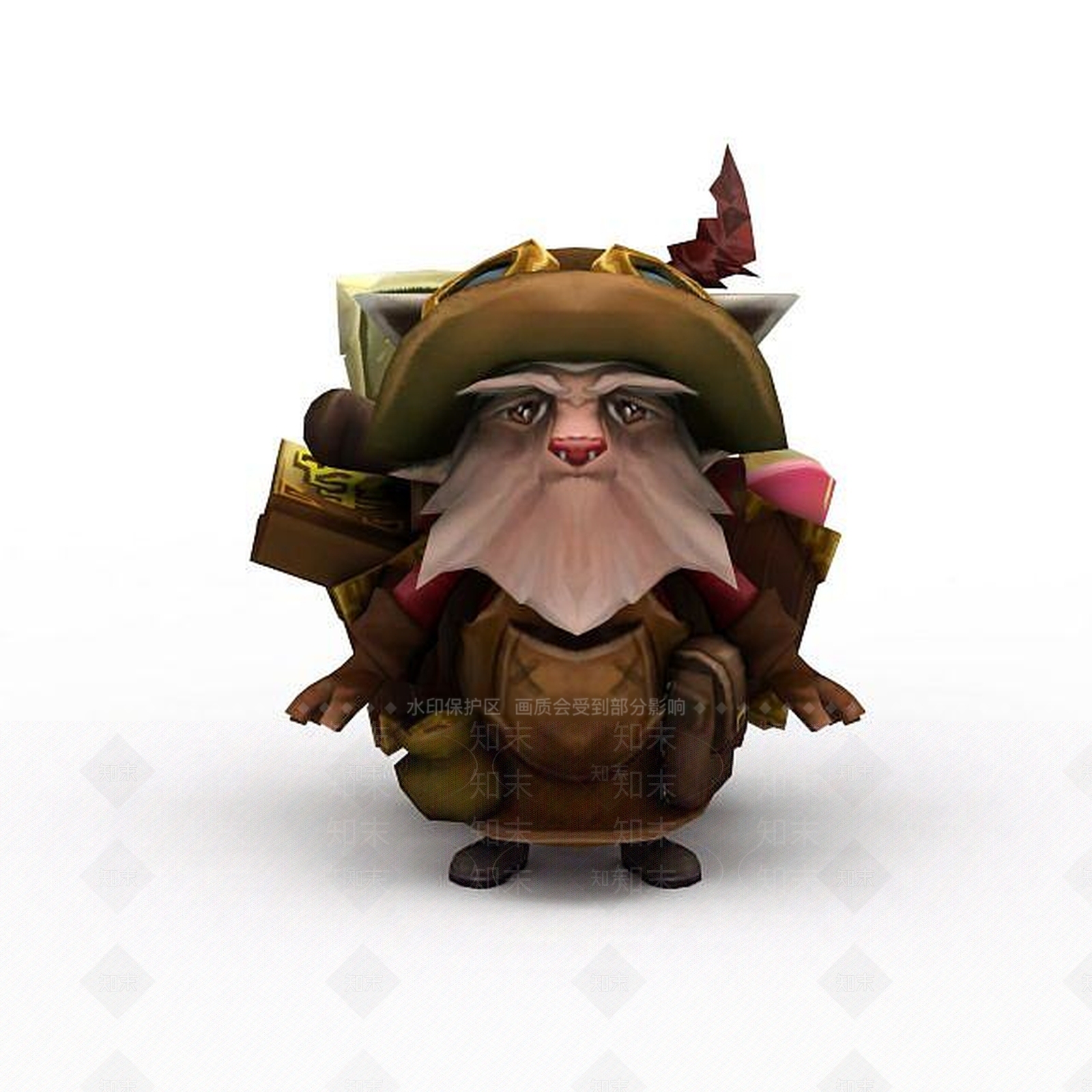 现代LOL商店老板3D模型下载【ID:1198435122】