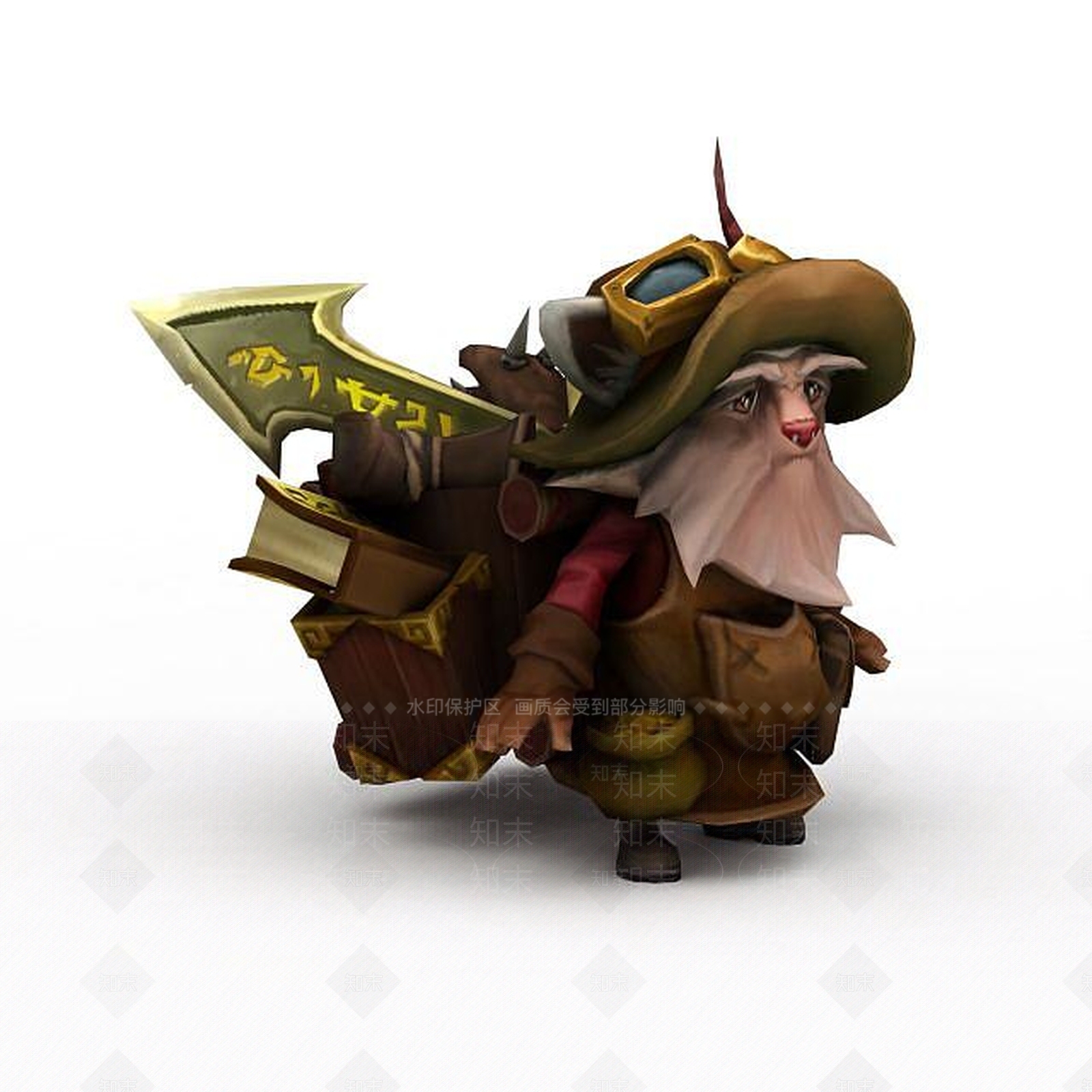 现代LOL商店老板3D模型下载【ID:1198435122】