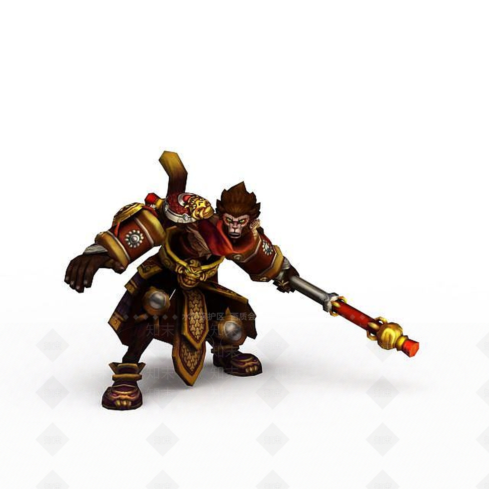 现代LOL孙悟空齐天大圣3D模型下载【ID:1198435783】