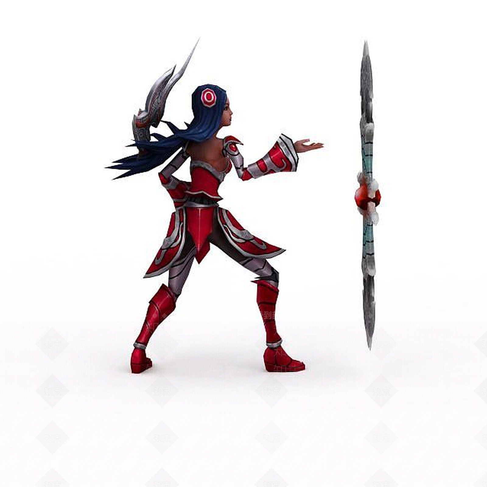 现代LOL艾瑞莉娅3D模型下载【ID:1198436609】