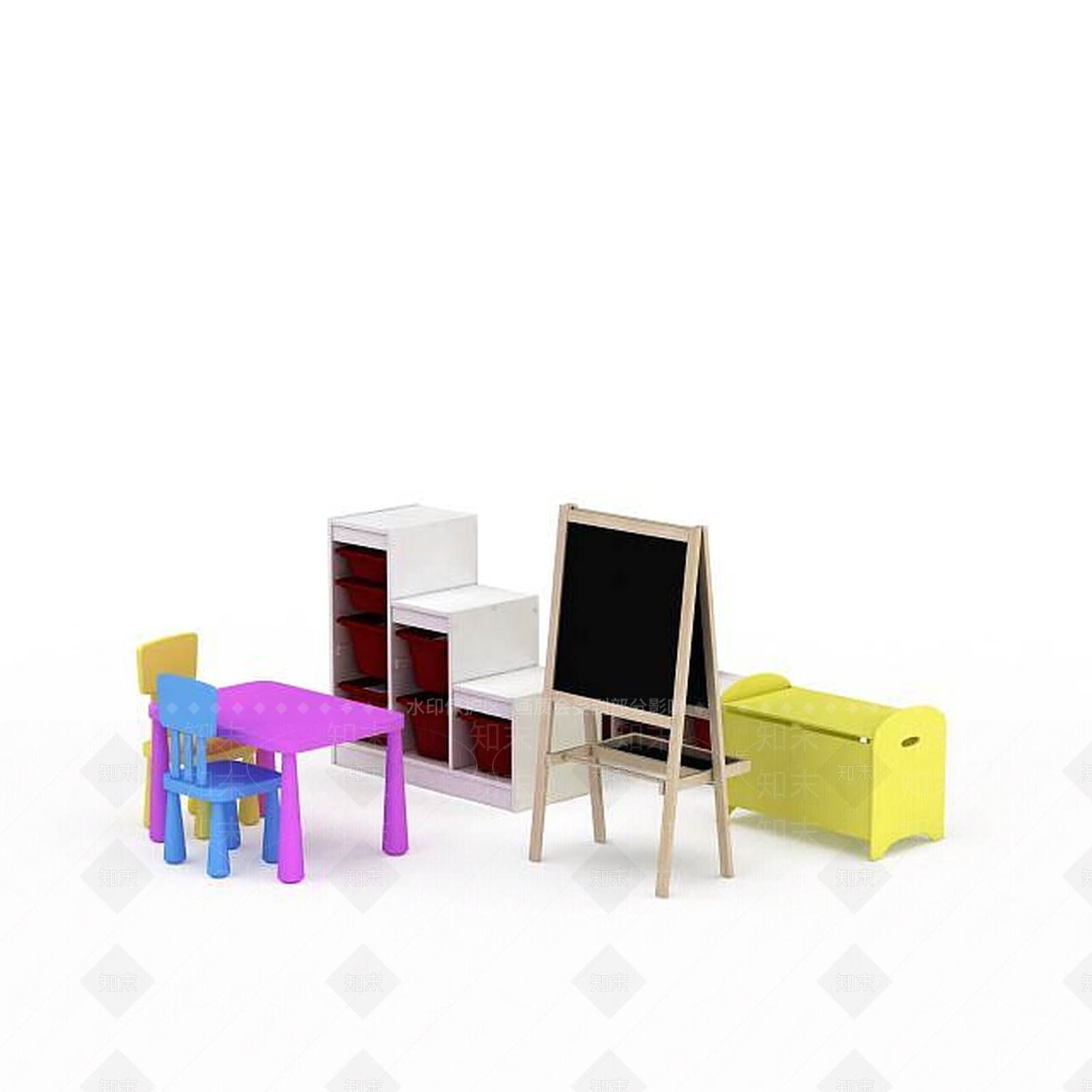 现代理发店柜子3D模型下载【ID:1198437171】