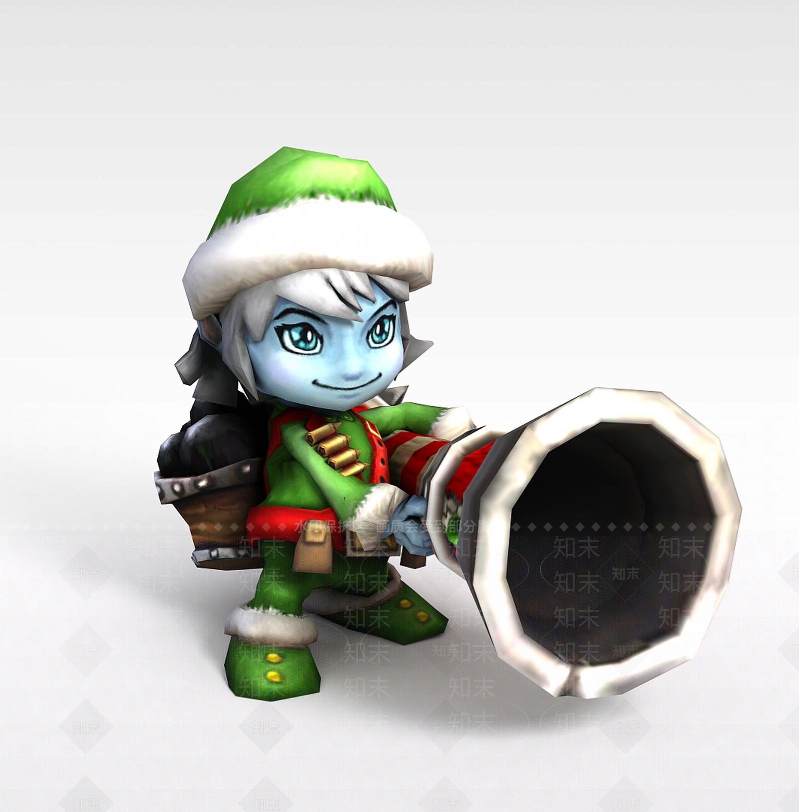 现代LOL崔丝塔娜麦林炮手3D模型下载【ID:1198439766】