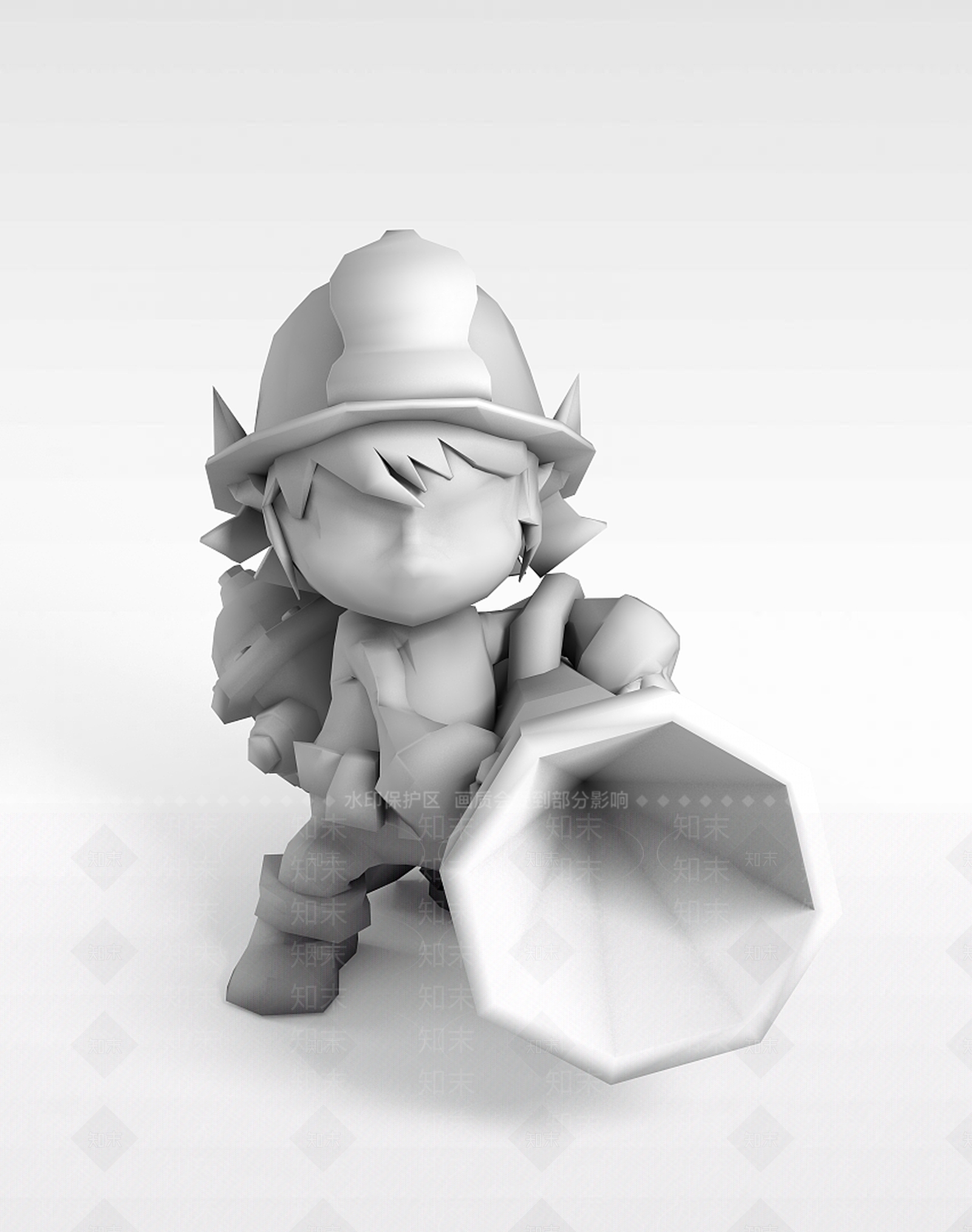 现代LOL崔丝塔娜麦林炮手3D模型下载【ID:1198439719】