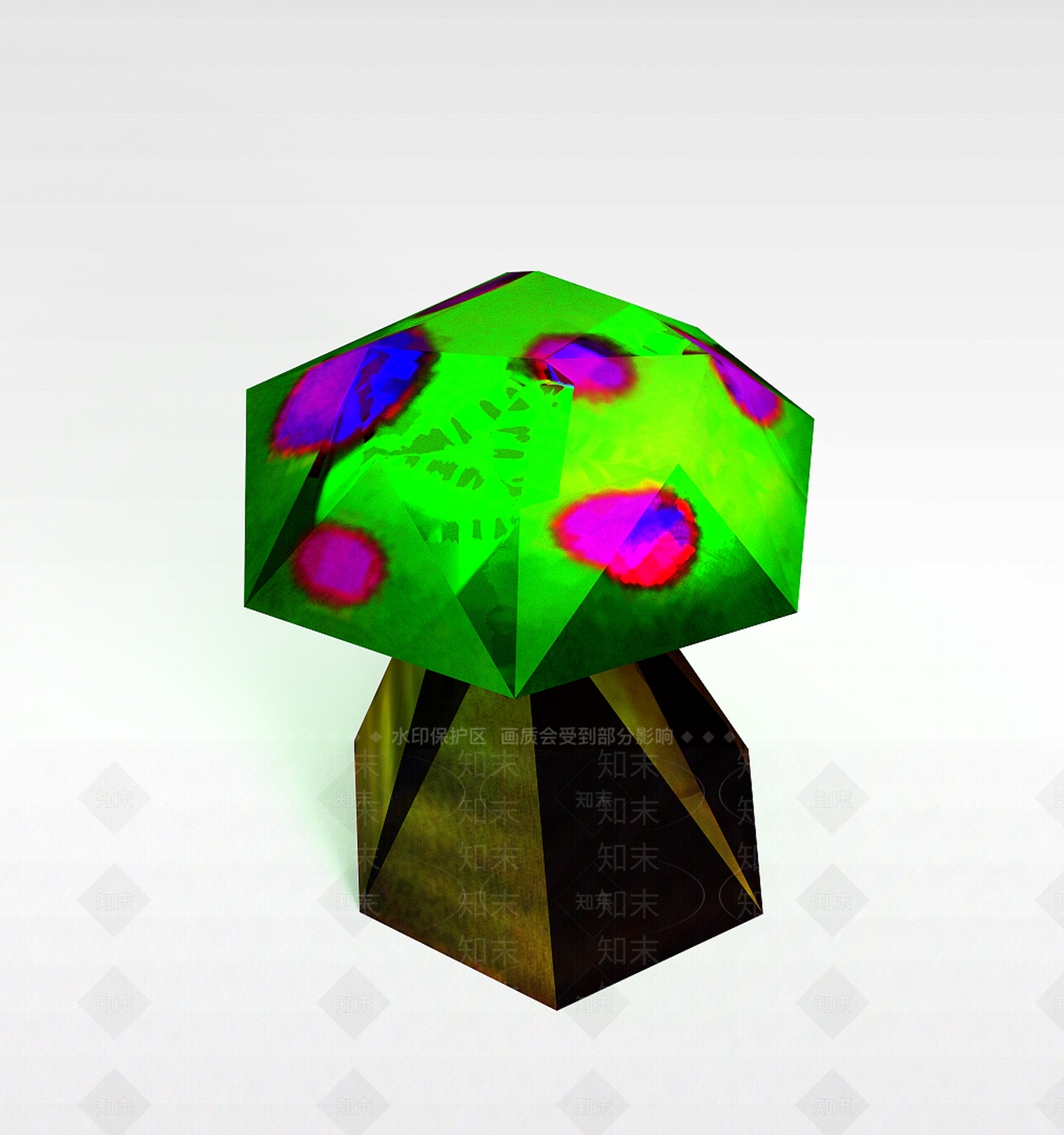 现代LOL提莫蘑菇3D模型下载【ID:1198439804】