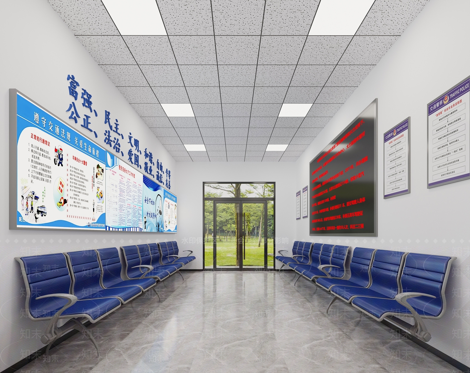 现代极简其他通用空间3D模型下载【ID:1198440629】