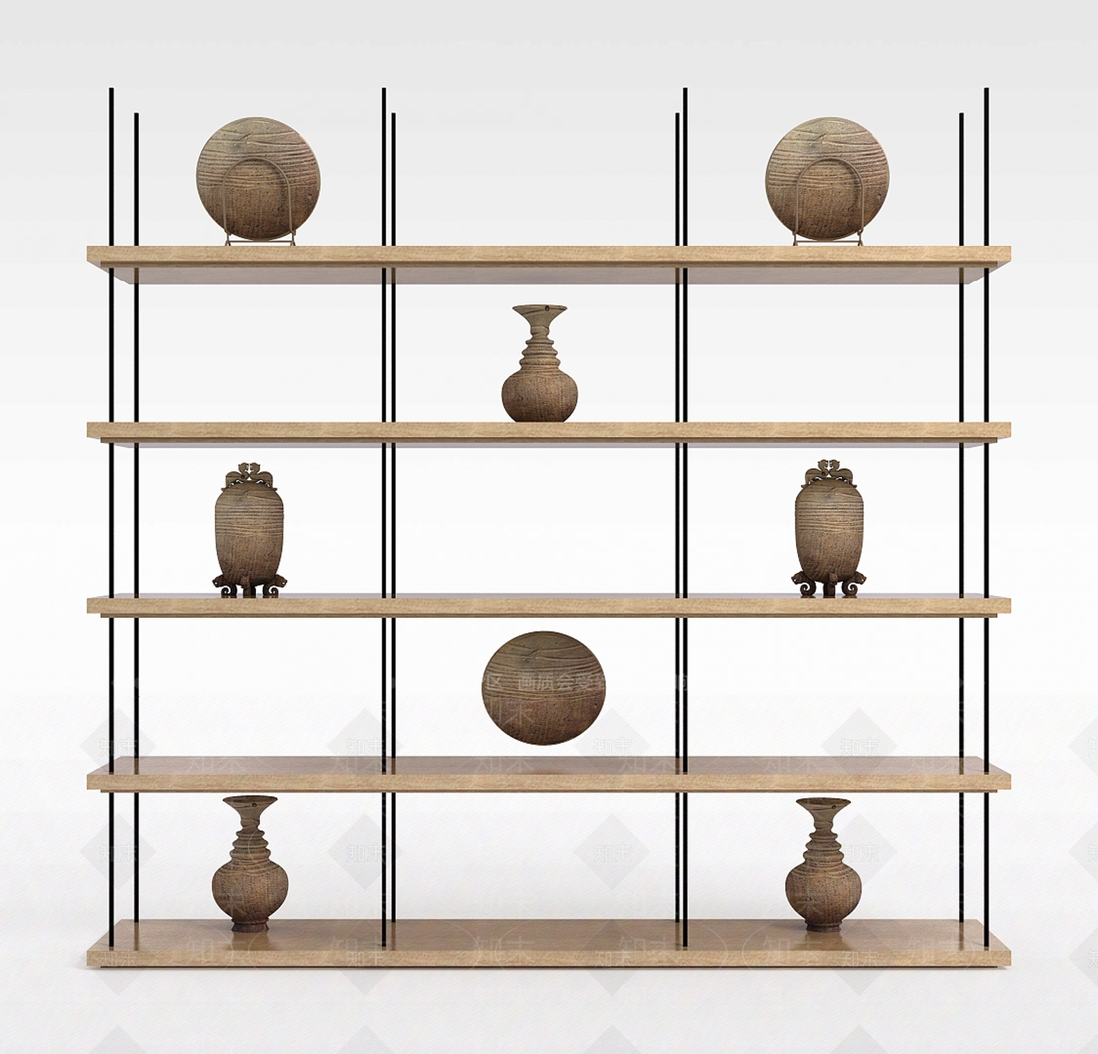 现代展示架3D模型下载【ID:1198440917】