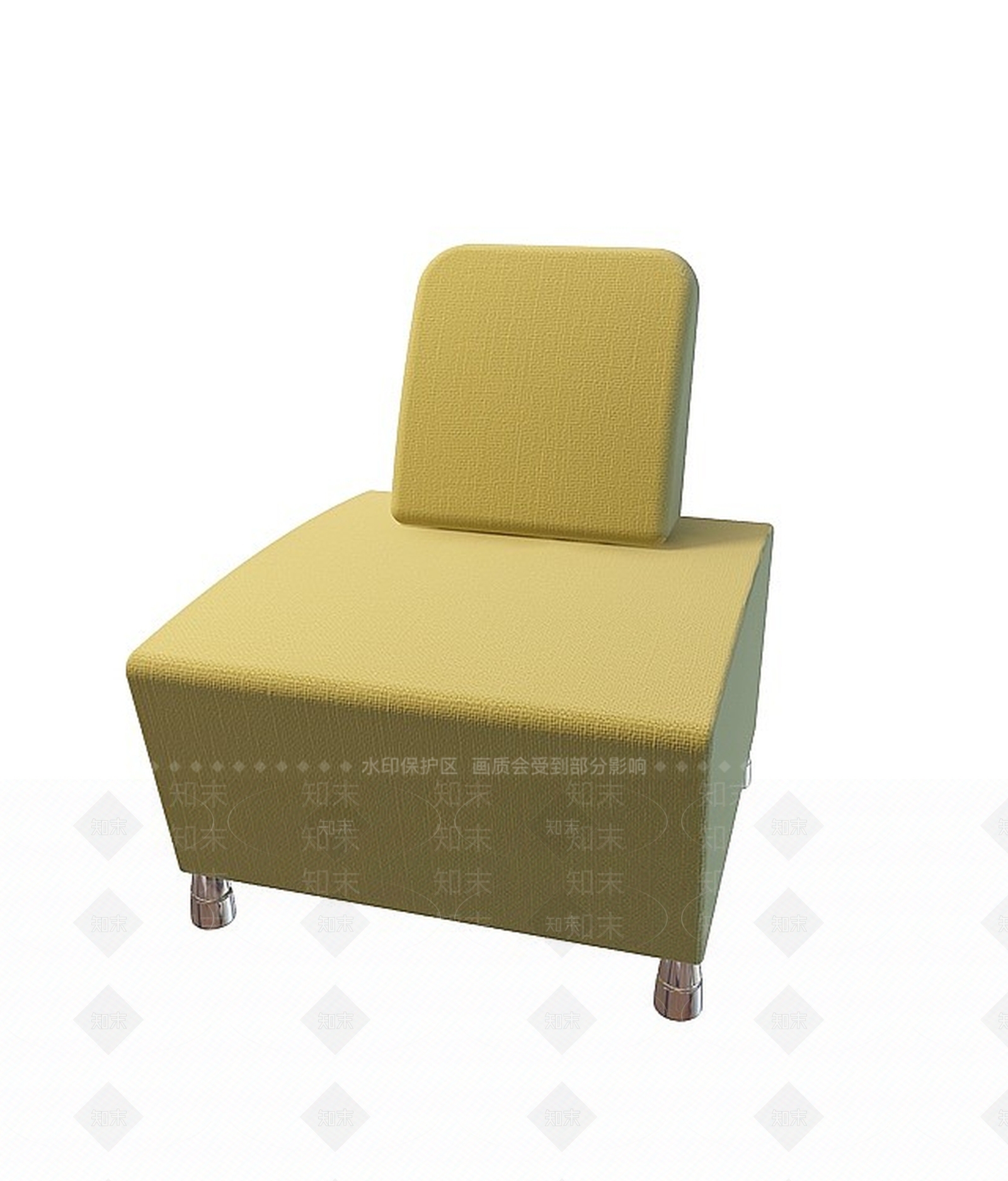 现代布艺沙发3D模型下载【ID:1198441224】