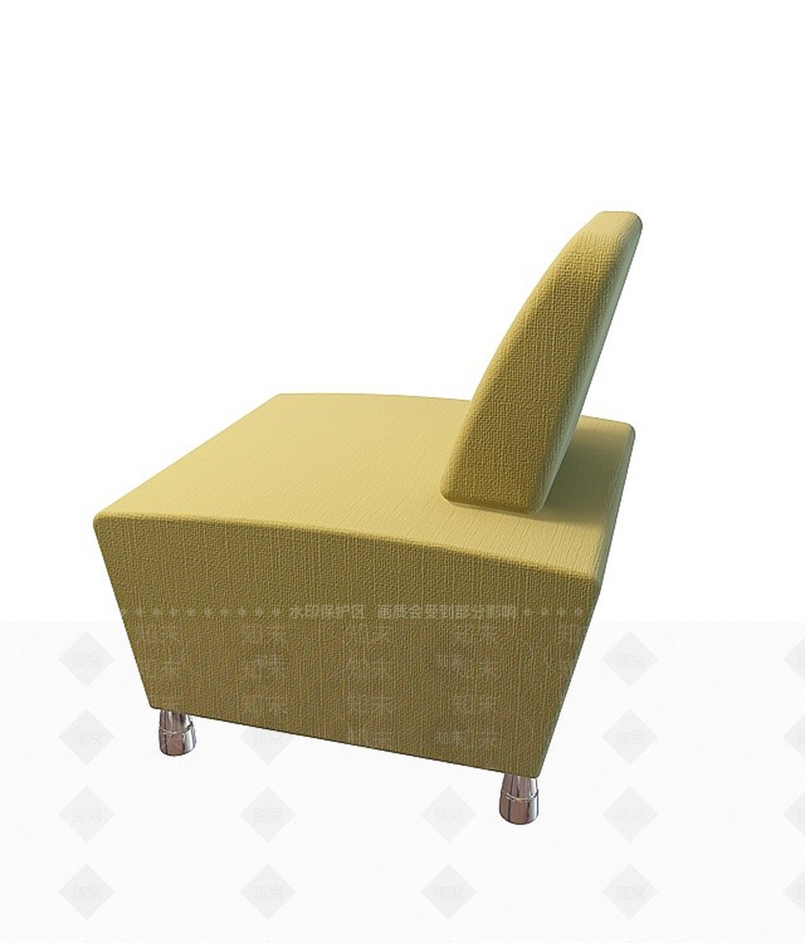 现代布艺沙发3D模型下载【ID:1198441224】