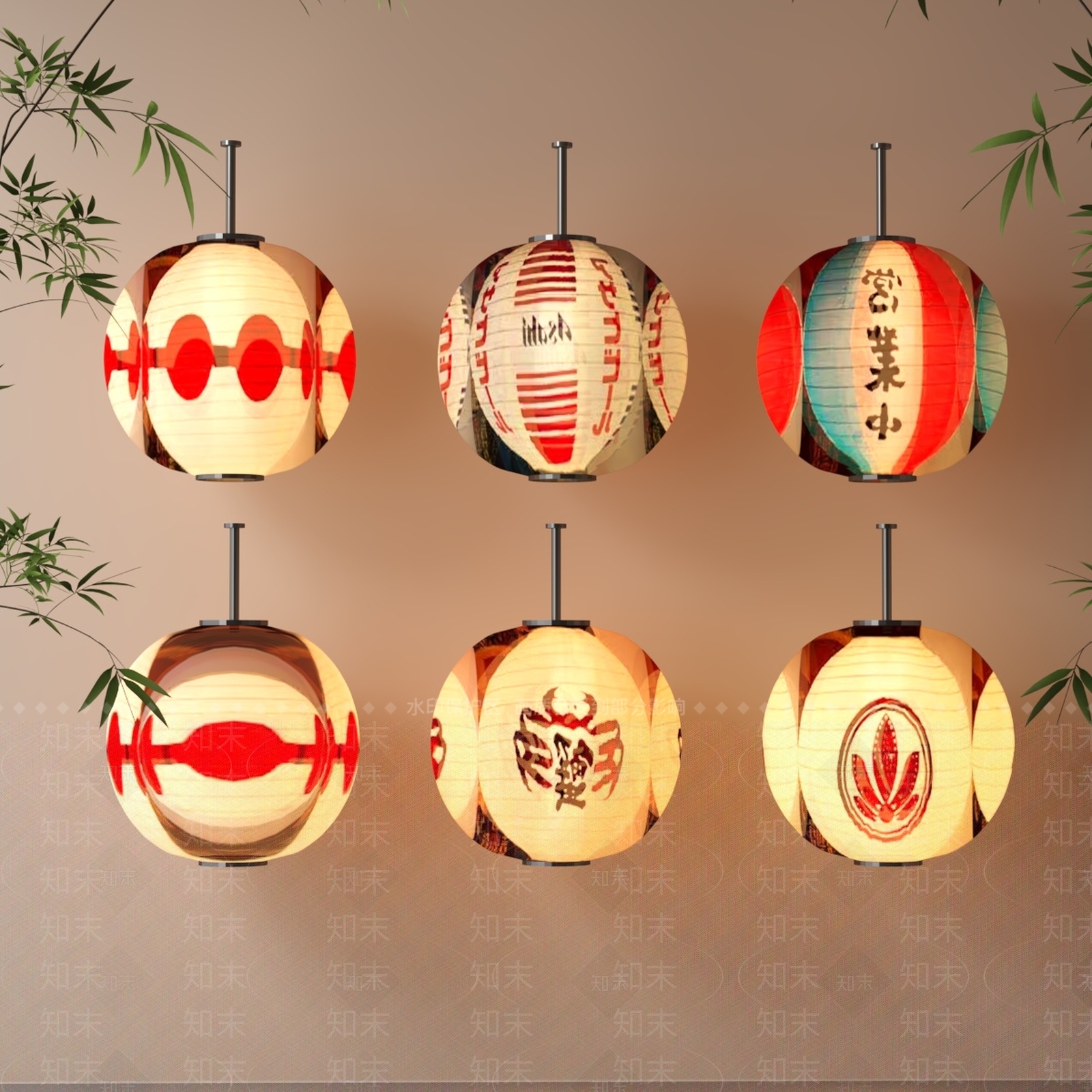 侘寂日式灯笼3D模型下载【ID:1198442992】