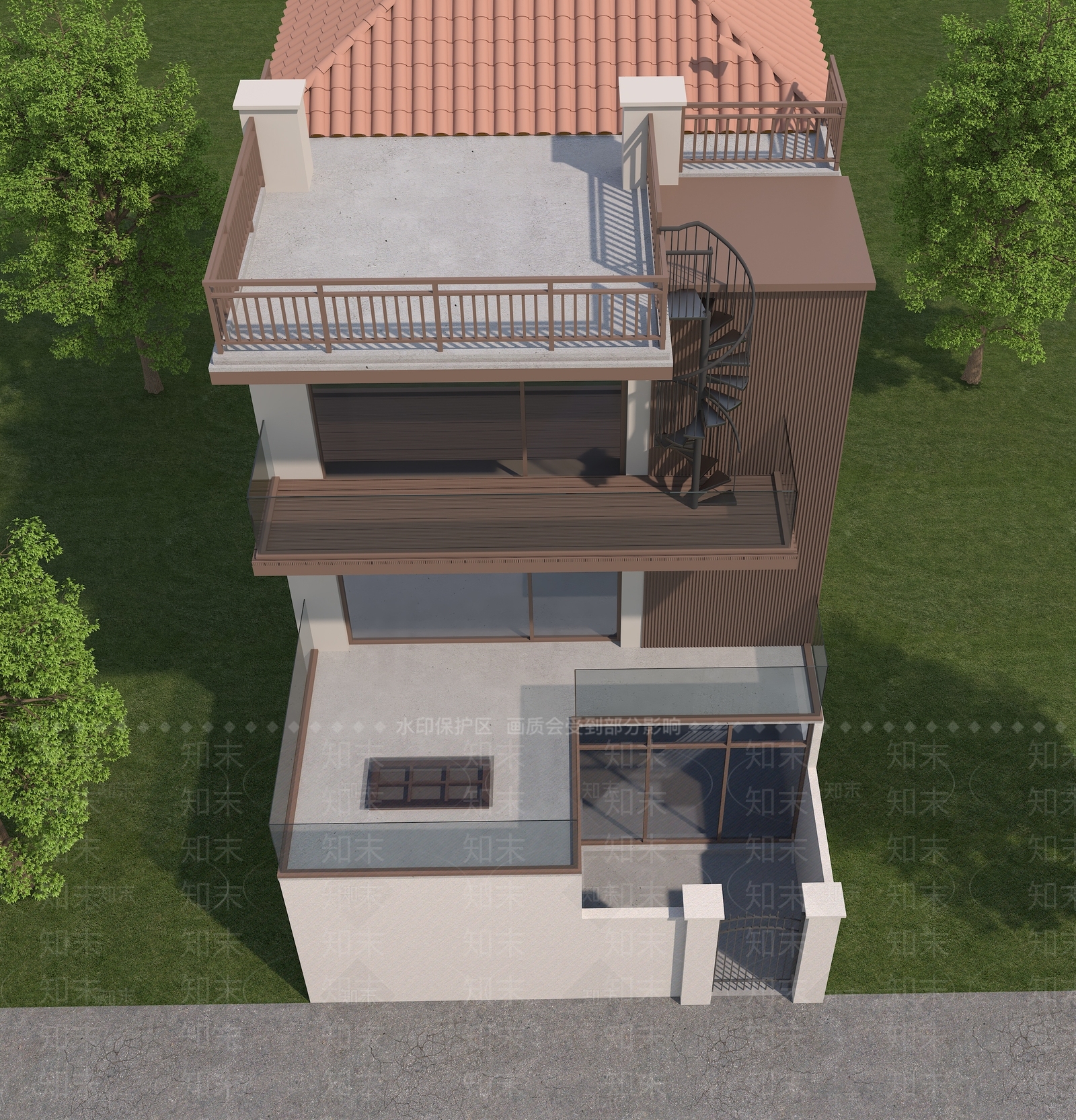 现代其他住宅外观3D模型下载【ID:1198443367】