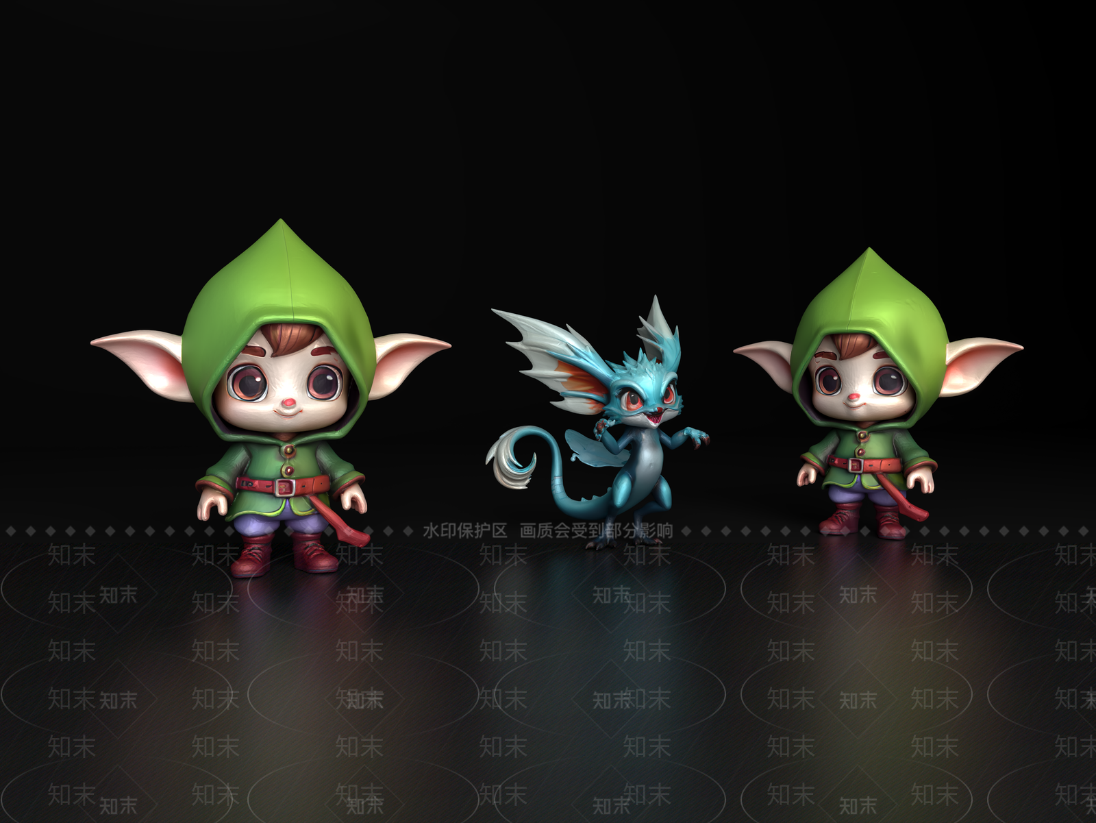 虚拟人物3D模型下载【ID:1198443649】