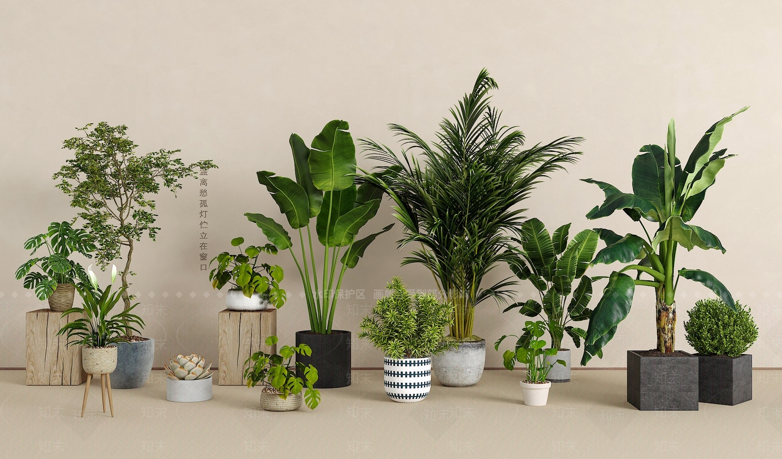 盆栽SU模型下载【ID:1198446035】