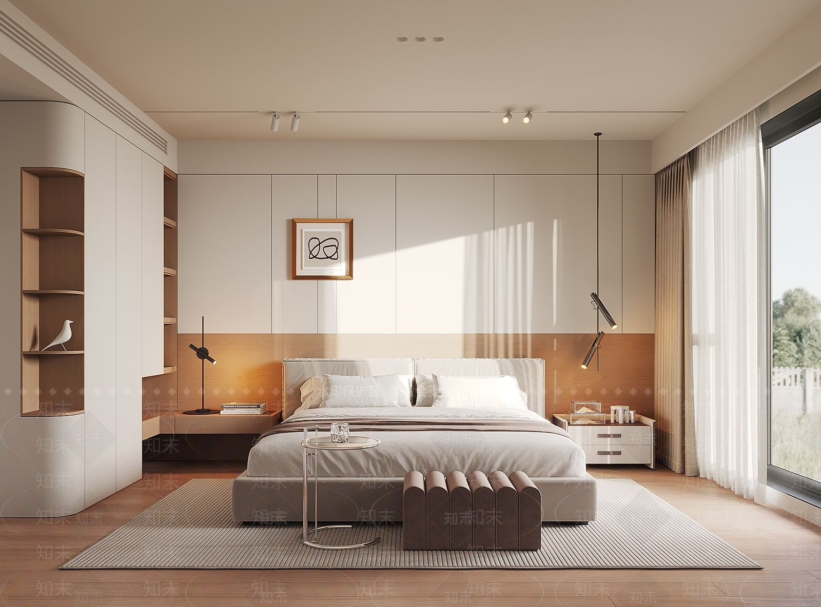 家居卧室SU模型精品下载_SketchUp模型_知末网