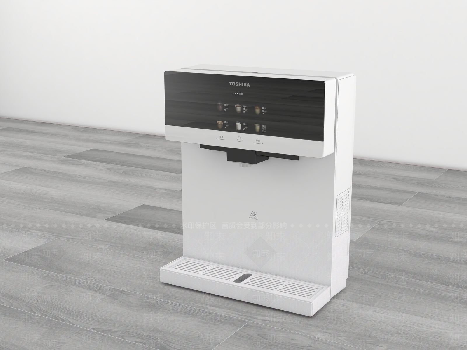 饮水机3D模型渲染效果图