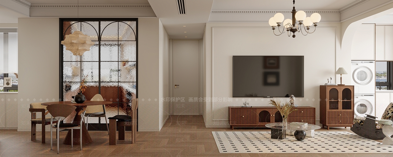 中古简约客餐厅3D模型下载【ID:1198457892】