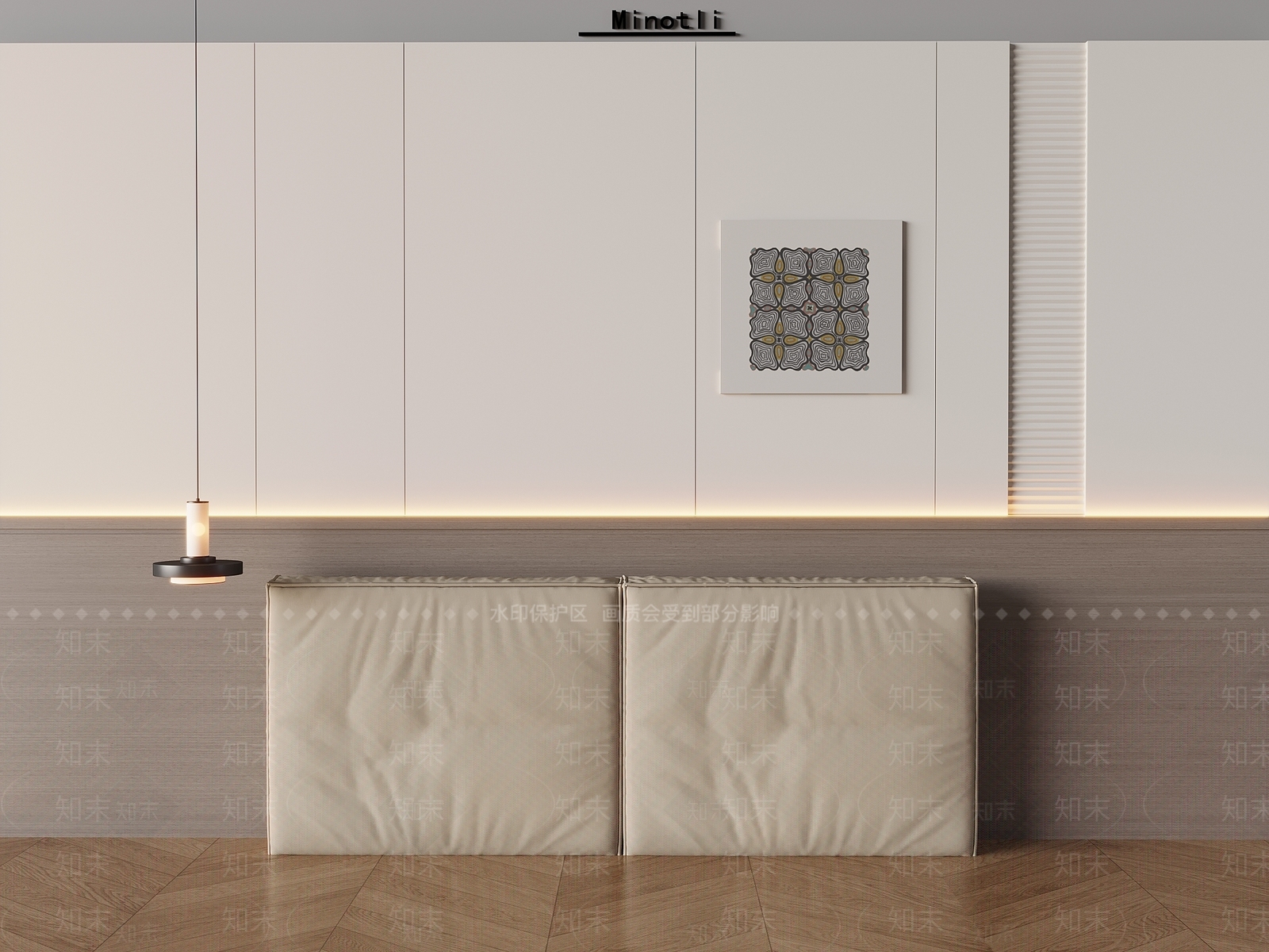 现代背景墙SU模型下载【ID:1198458273】