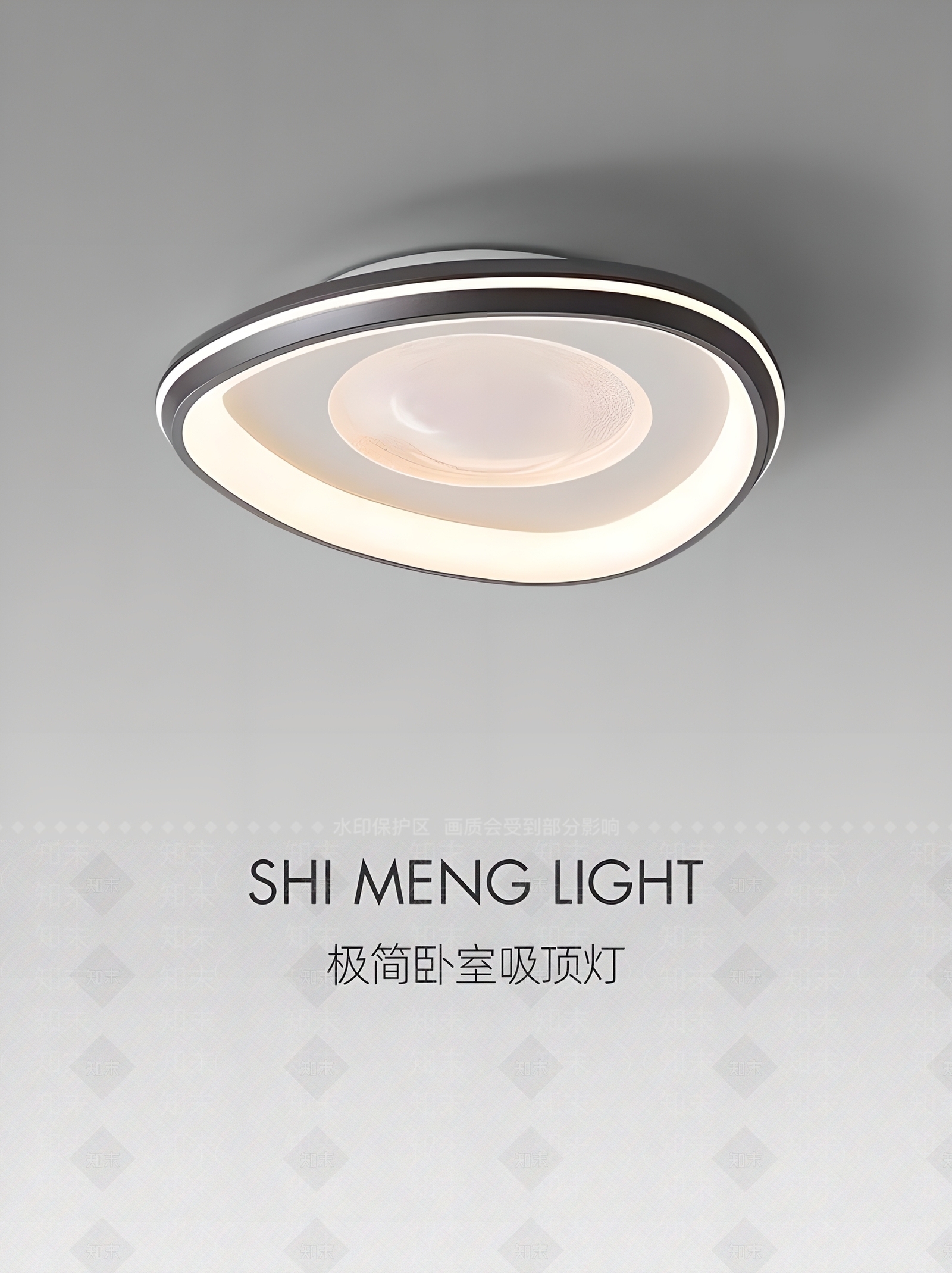 现代简约吸顶灯3D模型下载【ID:1198462878】
