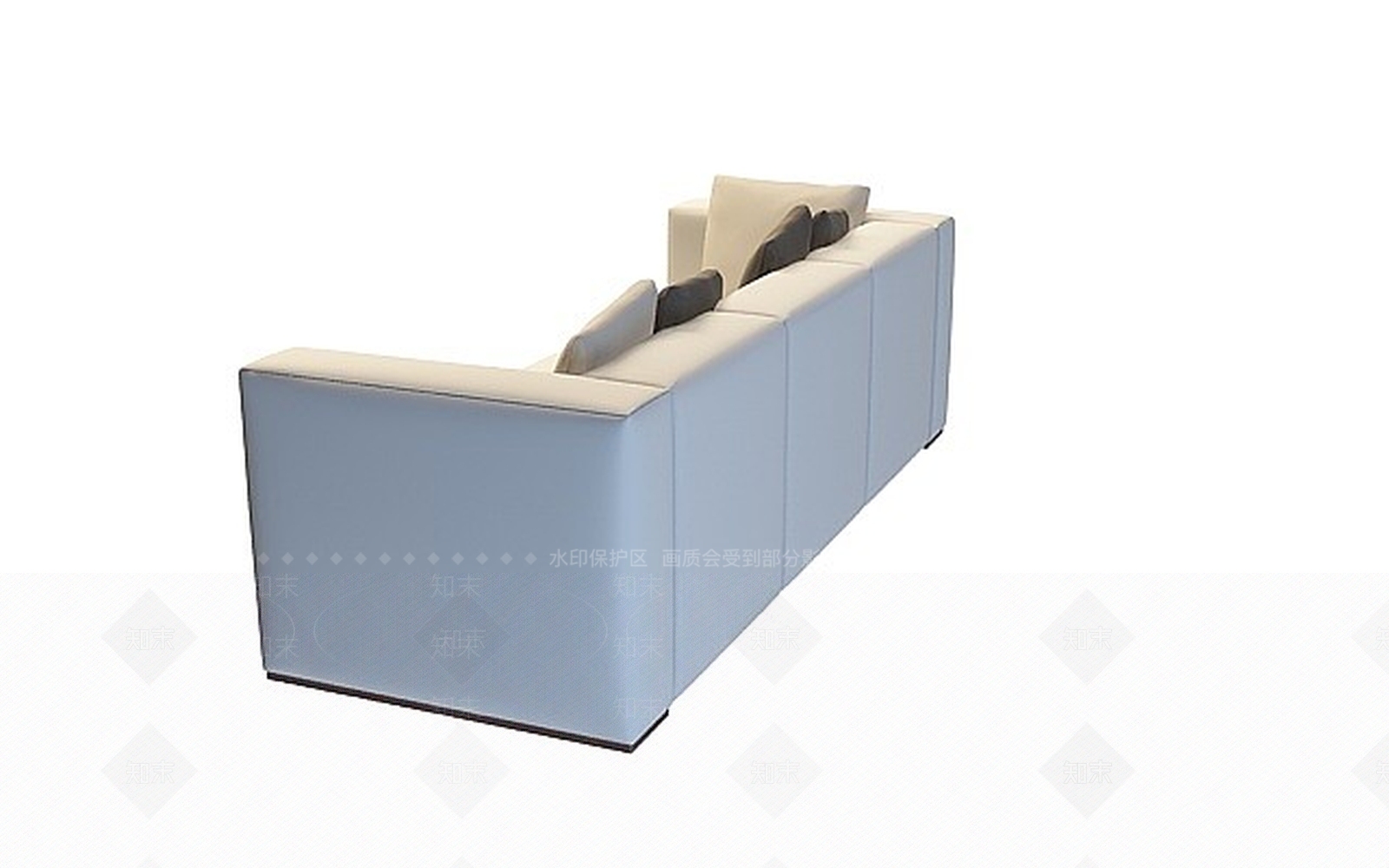 现代三人沙发3D模型下载【ID:1198465002】