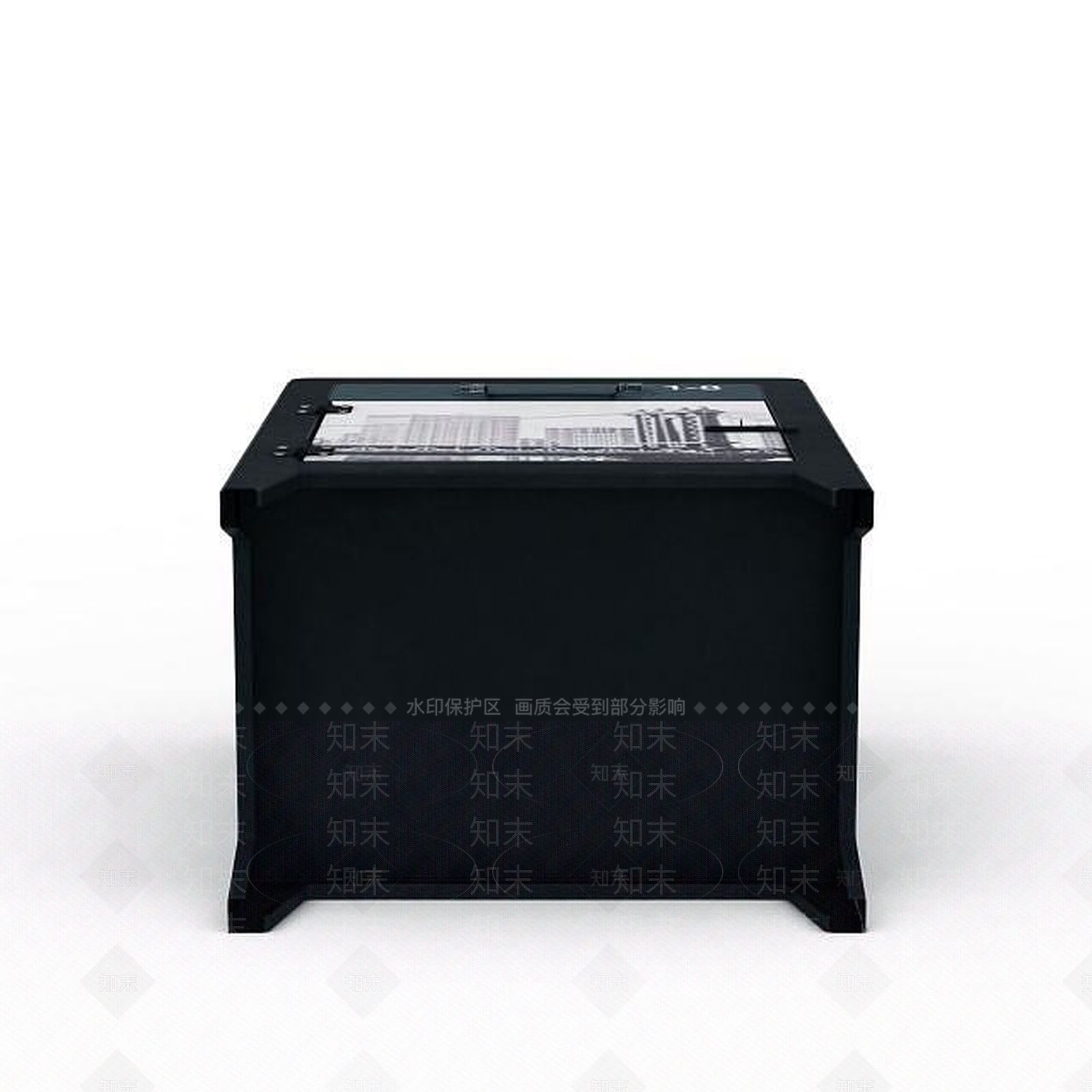 中式黑色中式实木复古柜子3D模型下载【ID:1198465460】