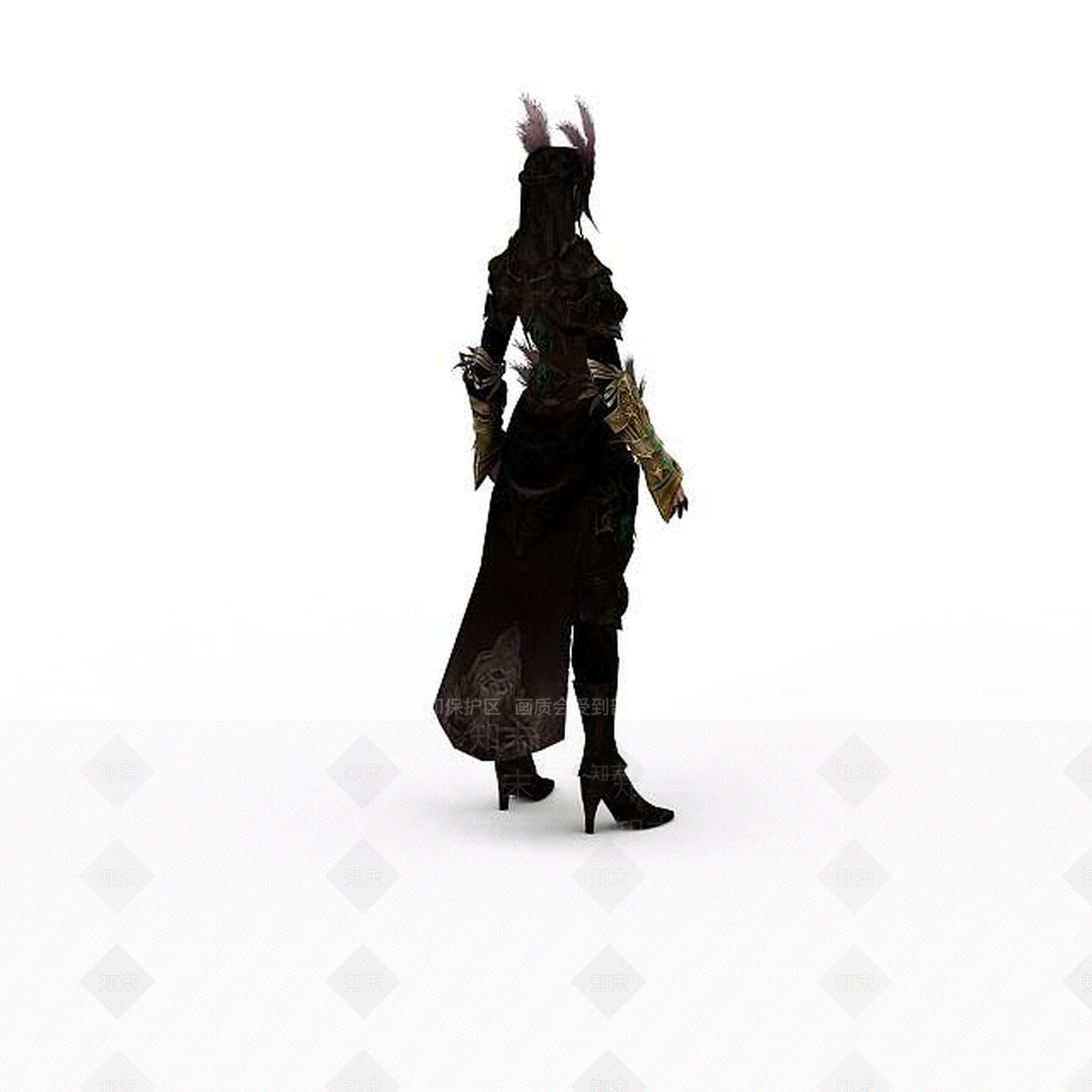 现代LOL角色女套装3D模型下载【ID:1198465805】