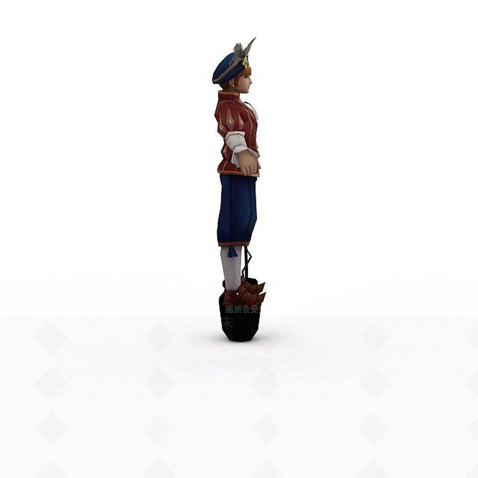 现代游戏角色垂钓人物3D模型下载【ID:1198466541】