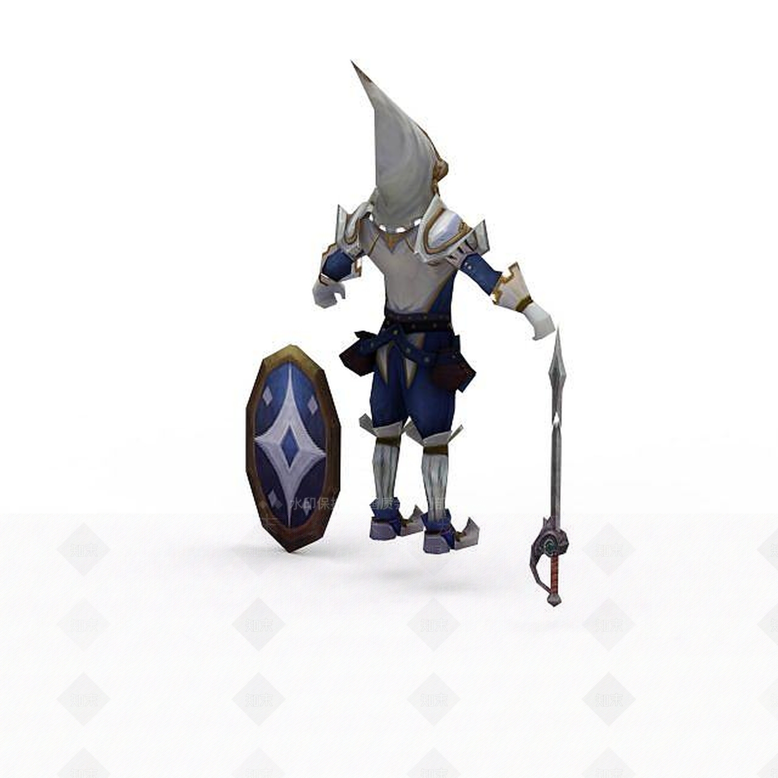 现代游戏角色士兵3D模型下载【ID:1198466664】