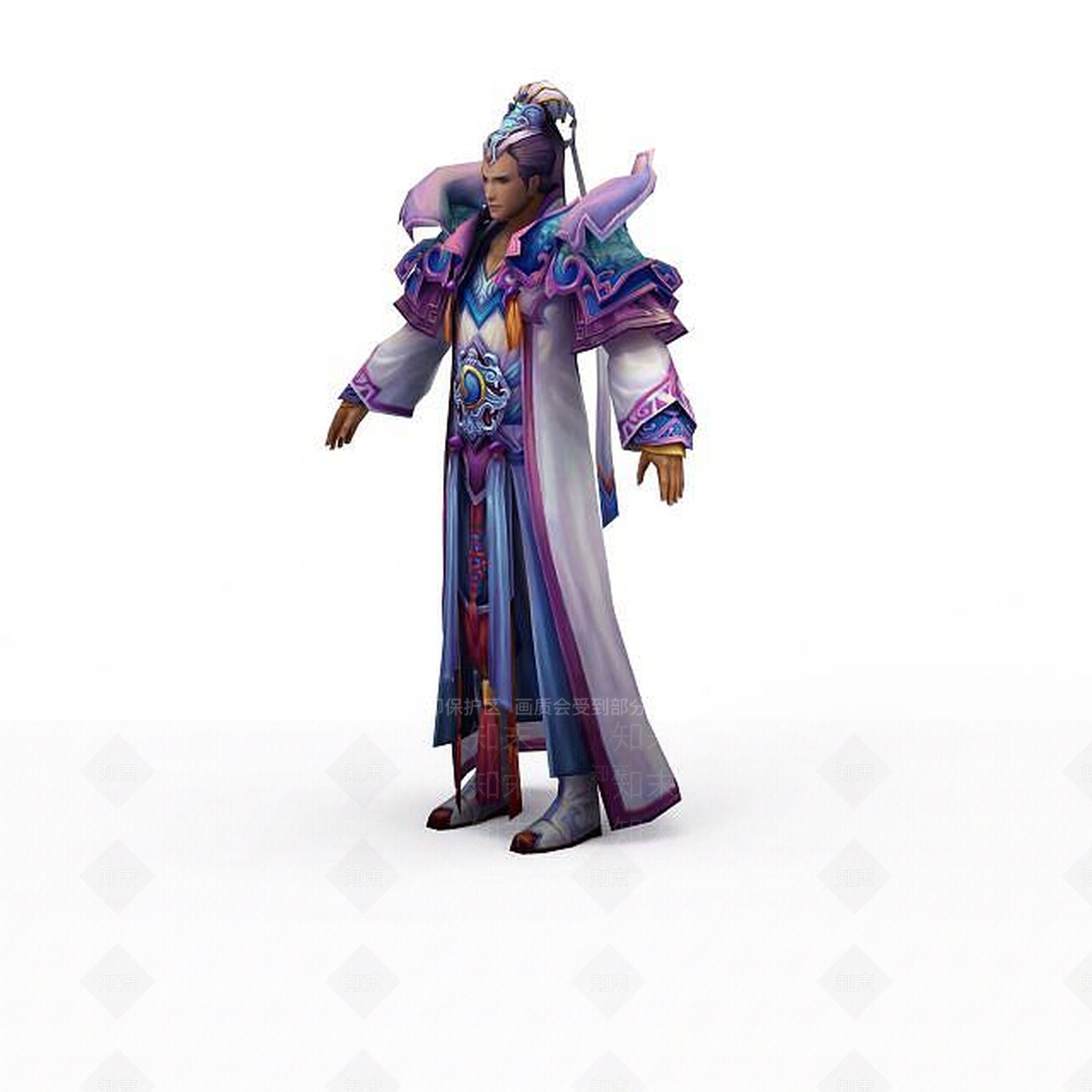 现代游戏主角人物3D模型下载【ID:1198466982】