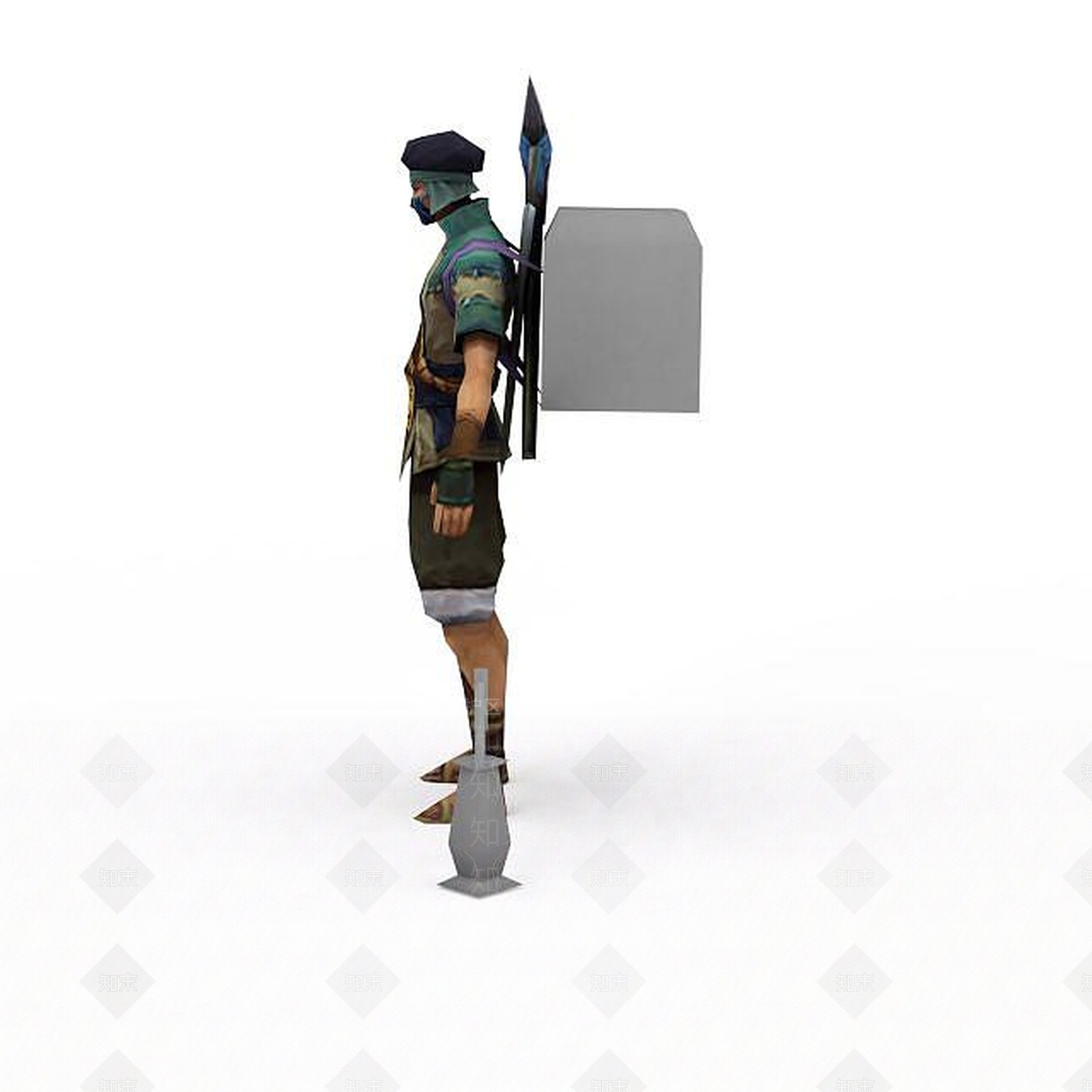 现代笑傲江湖人物角色3D模型下载【ID:1198466956】