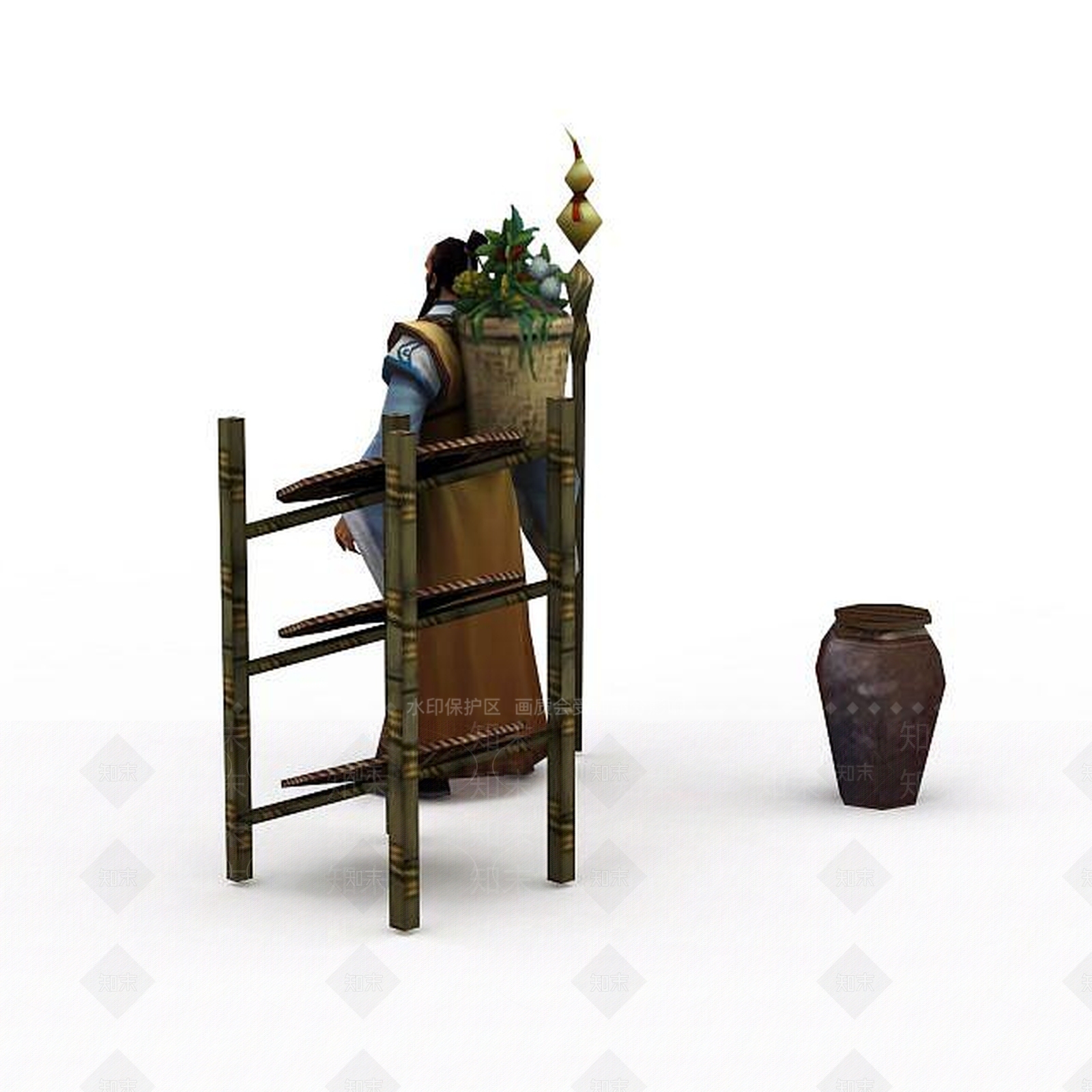 现代笑傲江湖NPC3D模型下载【ID:1198467018】