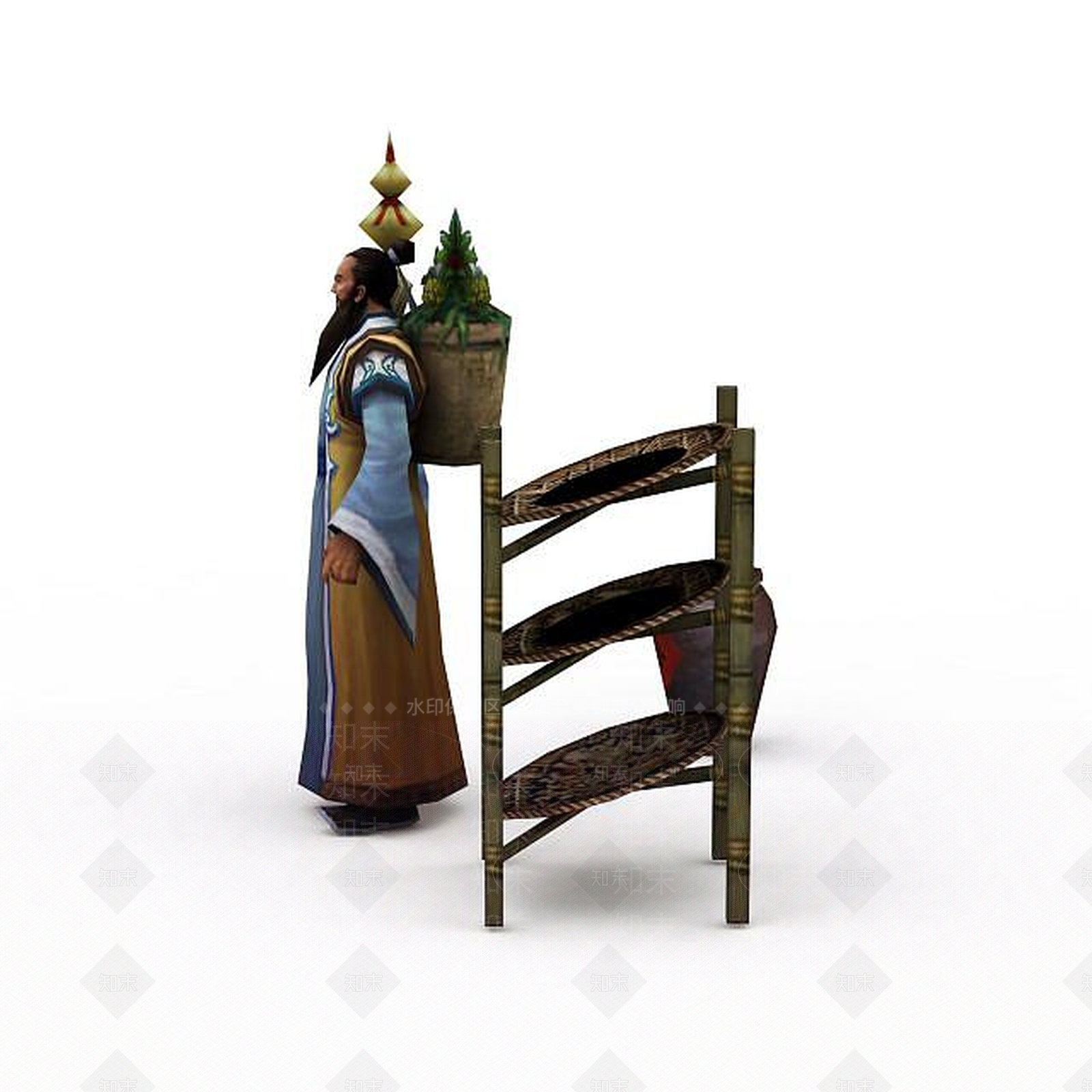 现代笑傲江湖NPC3D模型下载【ID:1198467018】