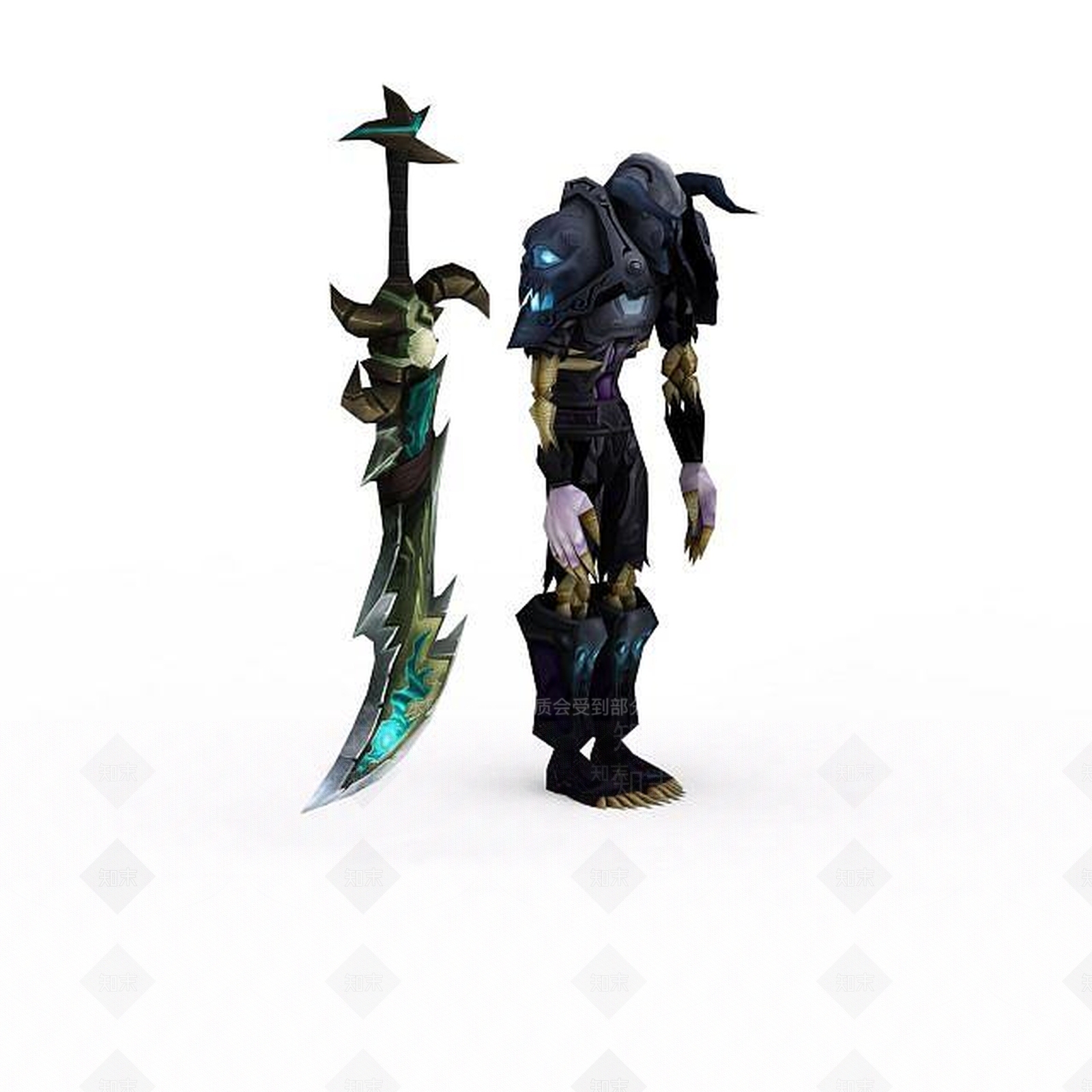 现代WOW魔兽世界怪角色3D模型下载【ID:1198467143】