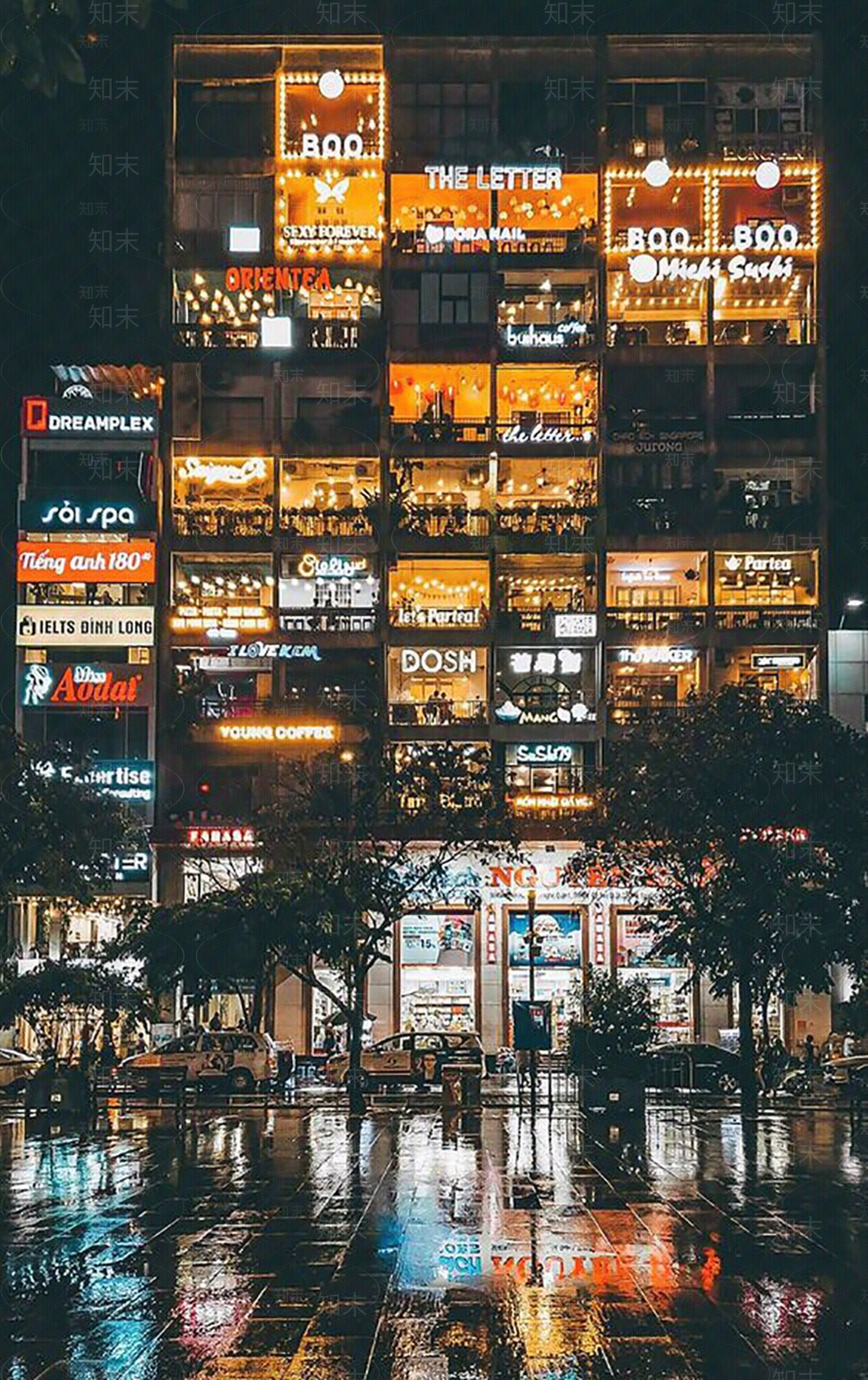 现代城市背景贴图下载【ID:1198467224】