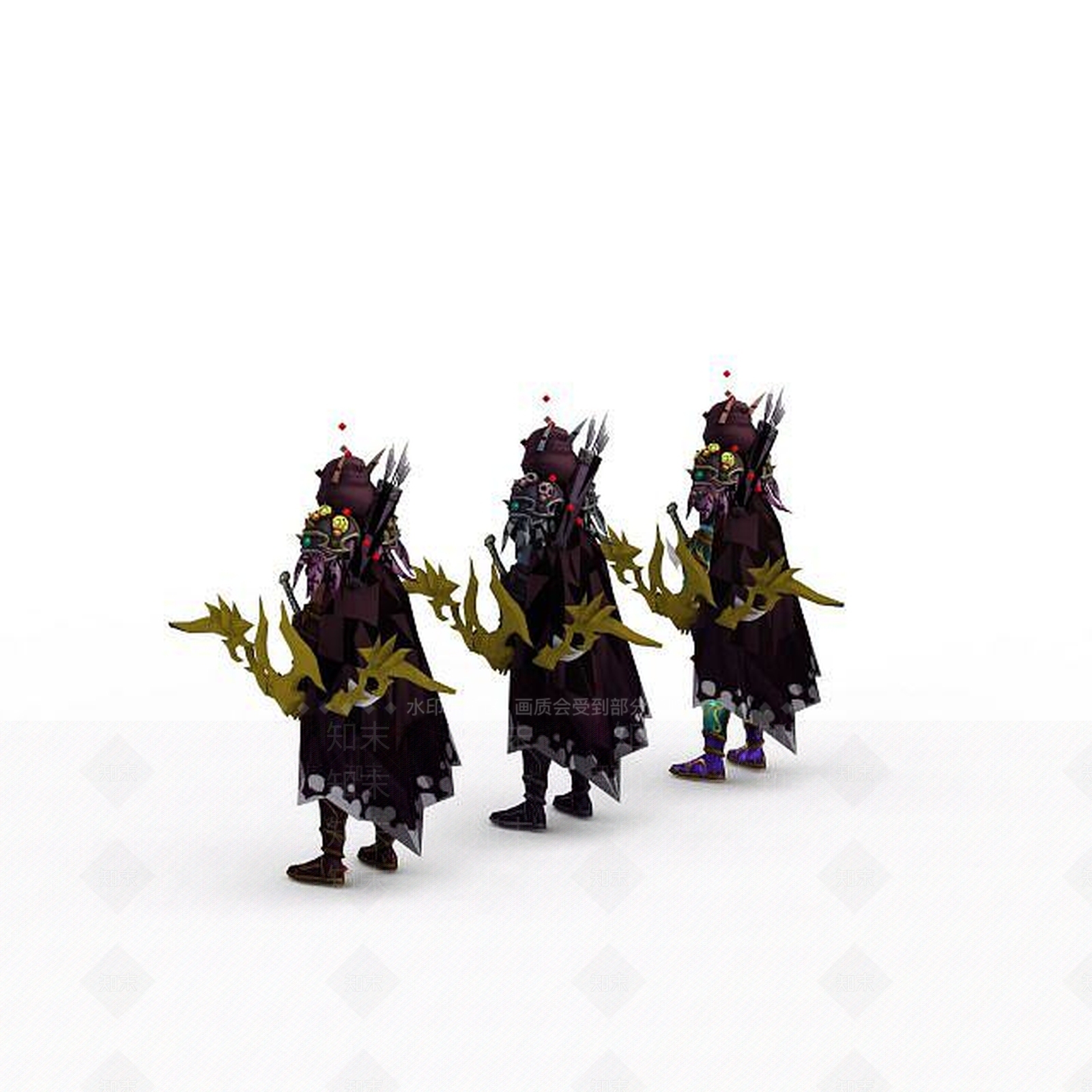 现代魔兽世界角色3D模型下载【ID:1198467146】